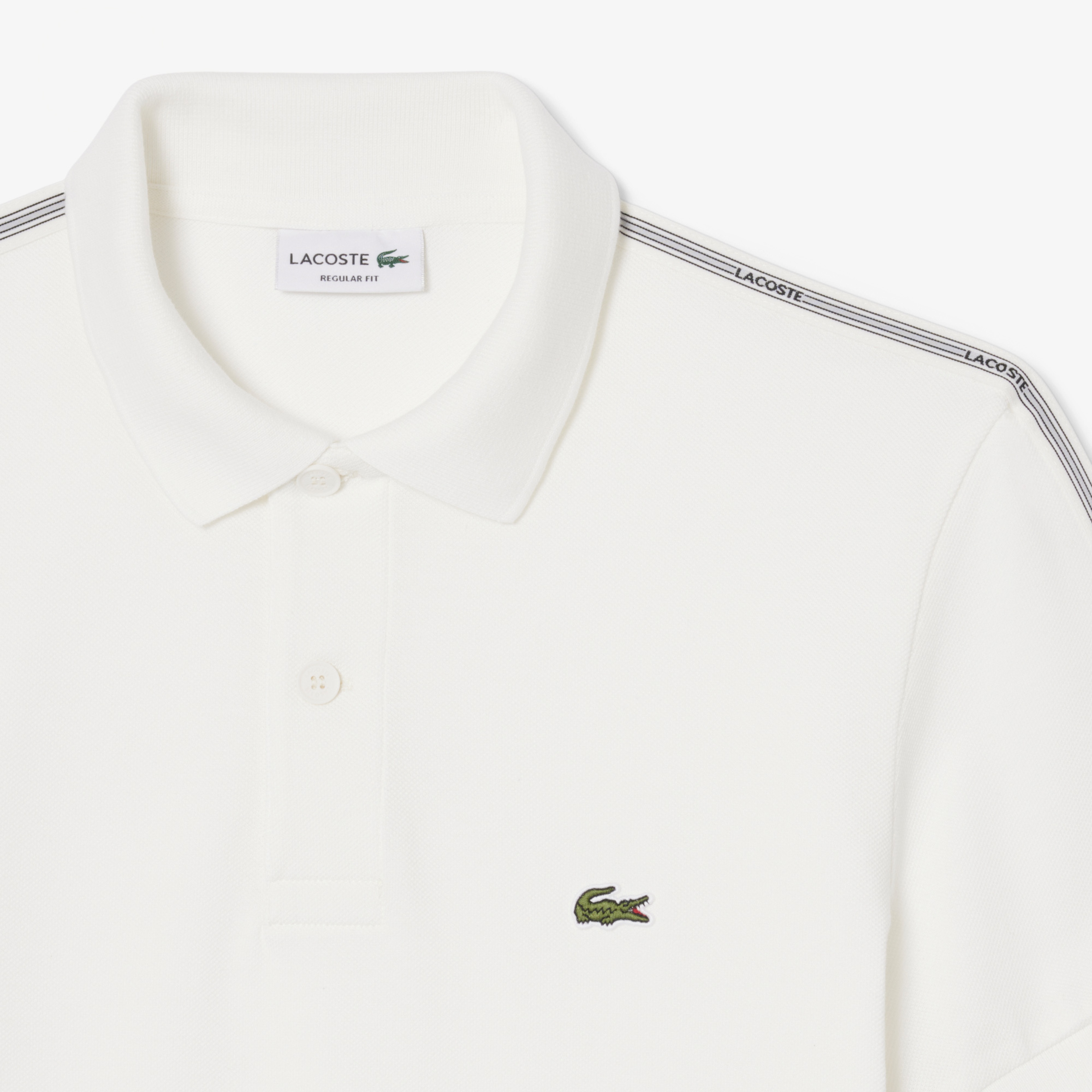 Erkek Regular Fit Beyaz Polo