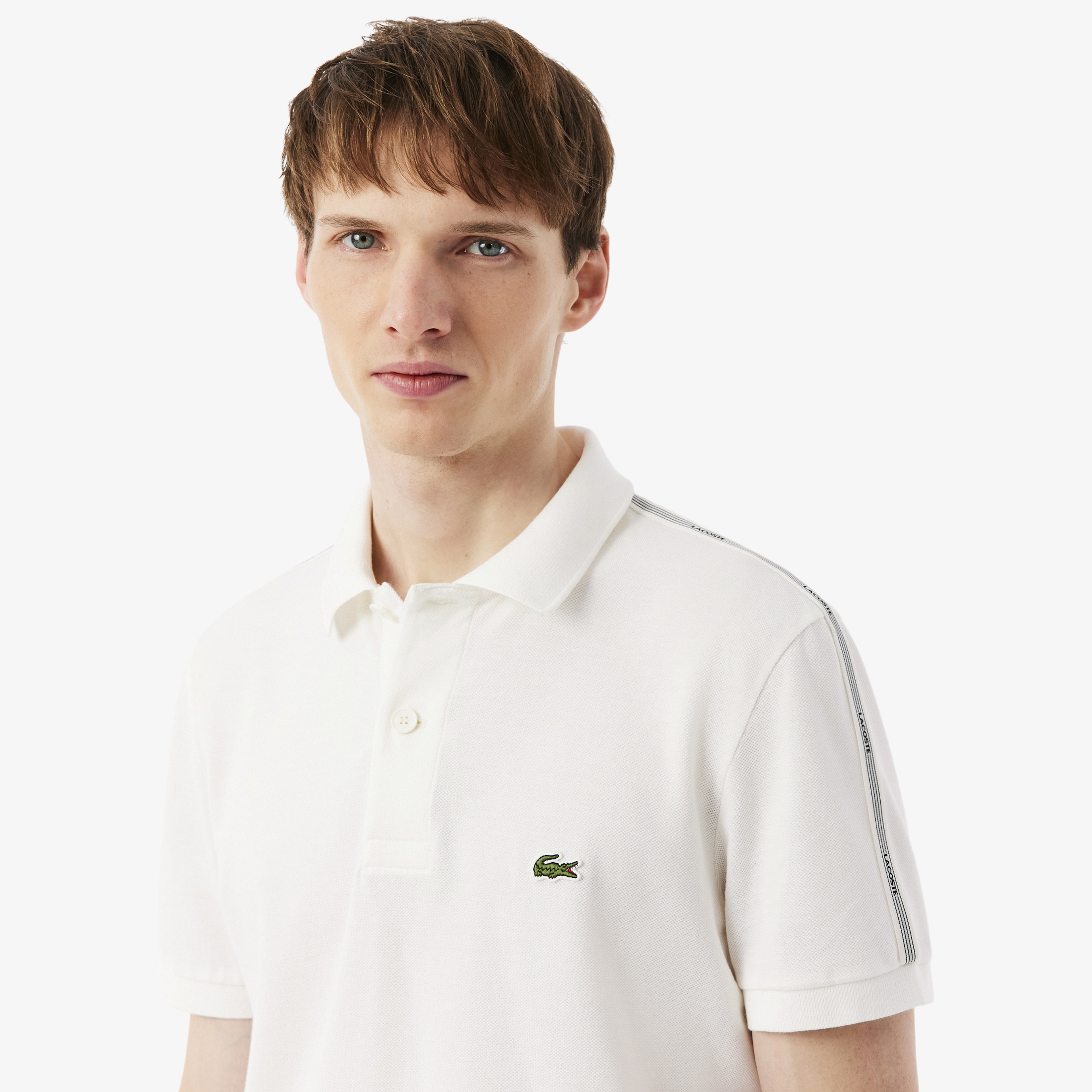 Erkek Regular Fit Beyaz Polo