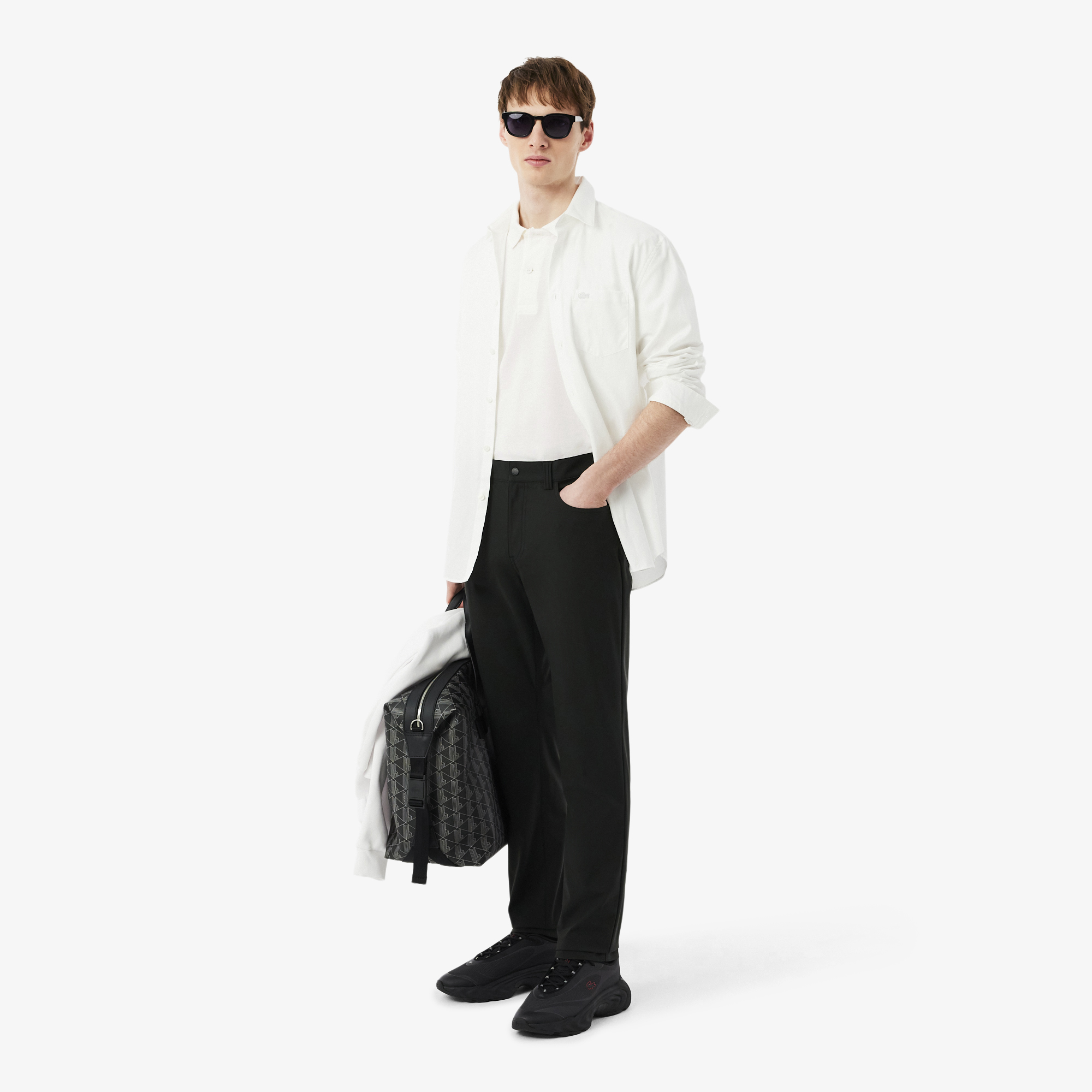 Lacoste Erkek Regular Fit Beyaz Polo görsel 4