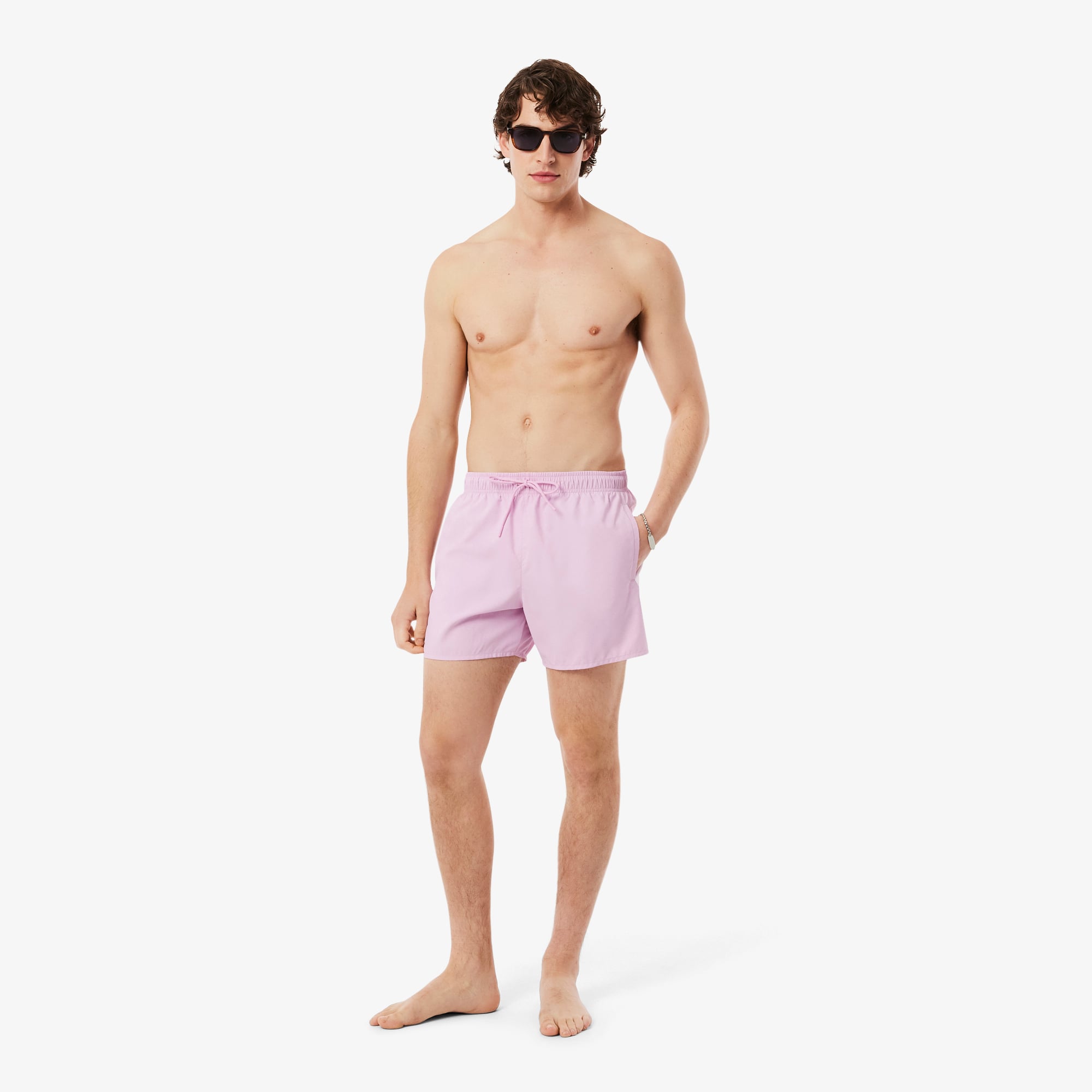 Lacoste Erkek Pembe Deniz Şortu
