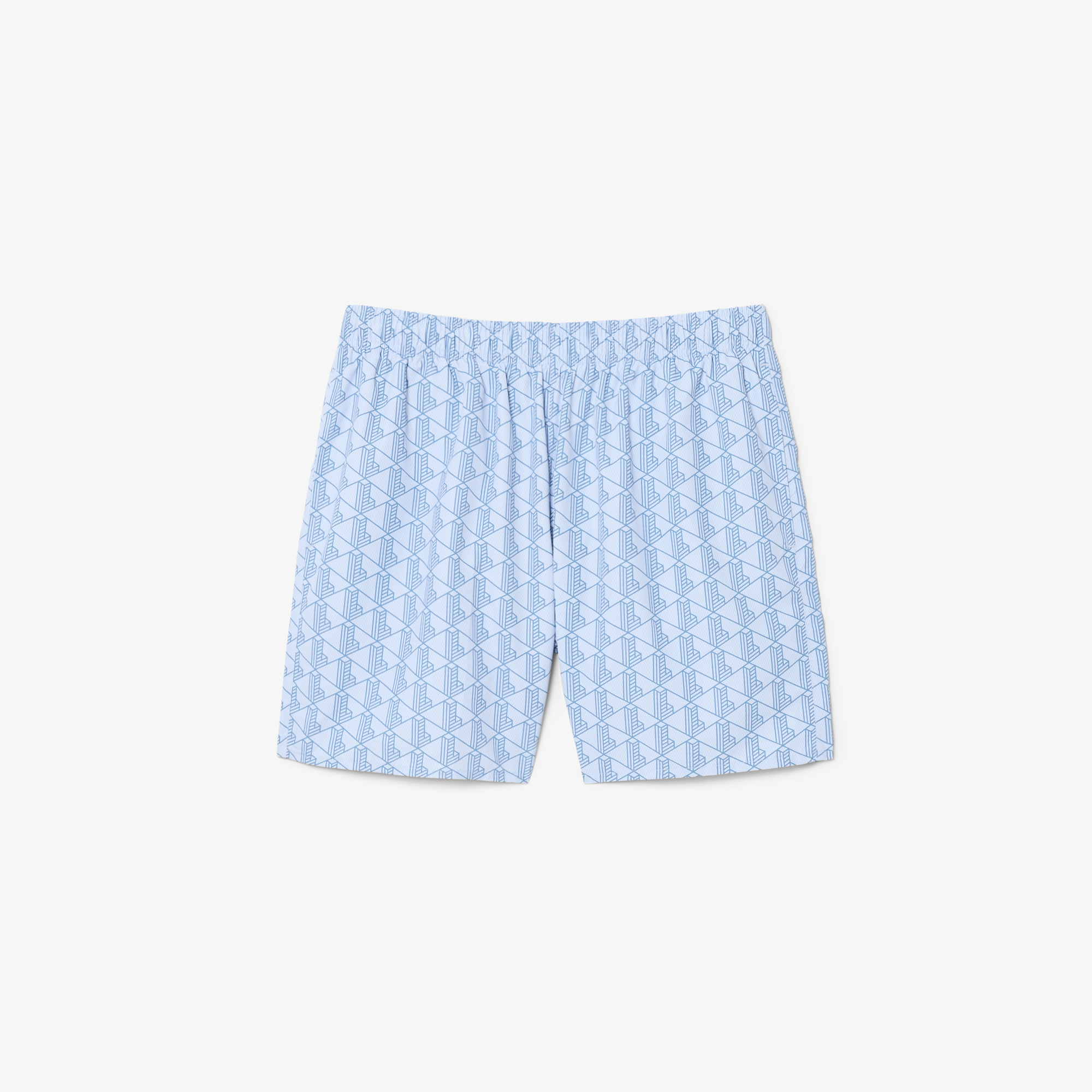 Lacoste Erkek Monogram Mavi Deniz Şortu görsel 4