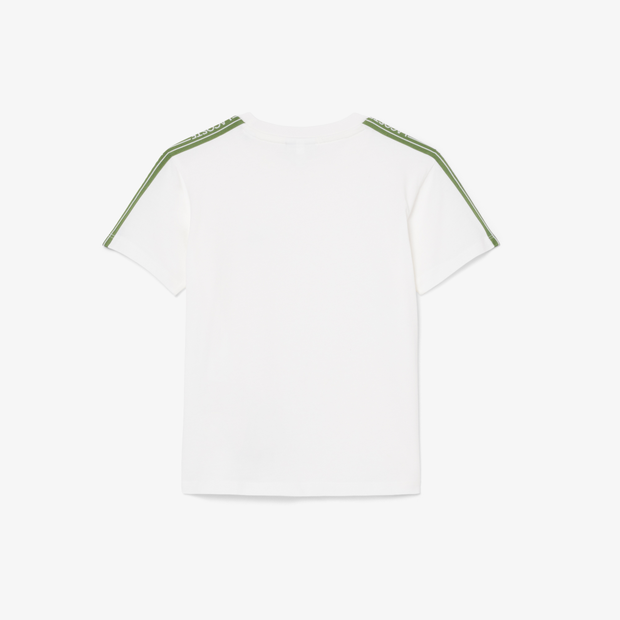 Lacoste Çocuk Bisiklet Yaka Beyaz T-Shirt görsel 2