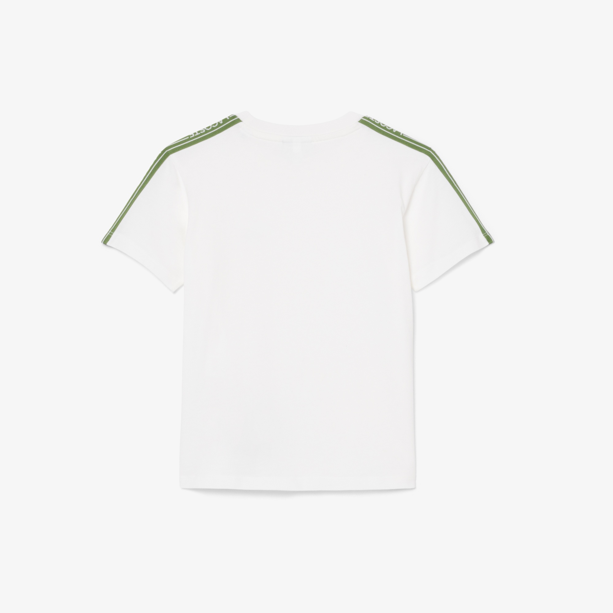 Çocuk Bisiklet Yaka Beyaz T-Shirt