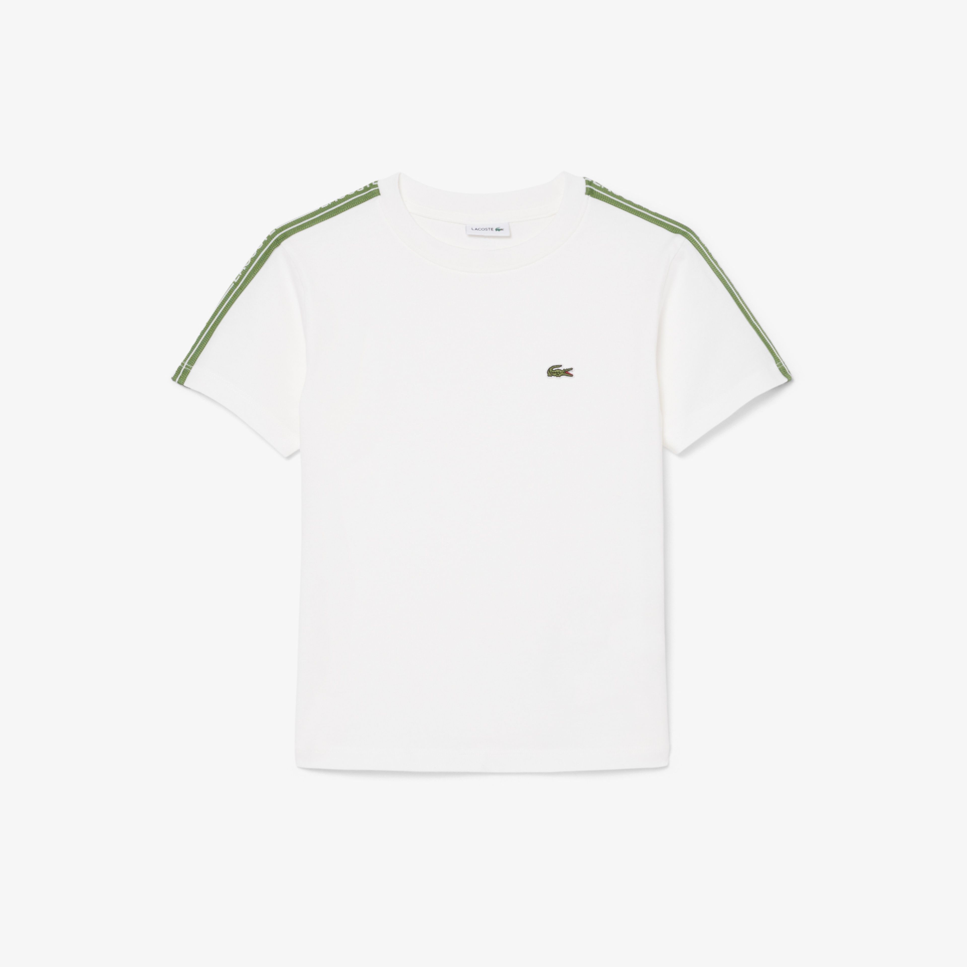 Çocuk Bisiklet Yaka Beyaz T-Shirt