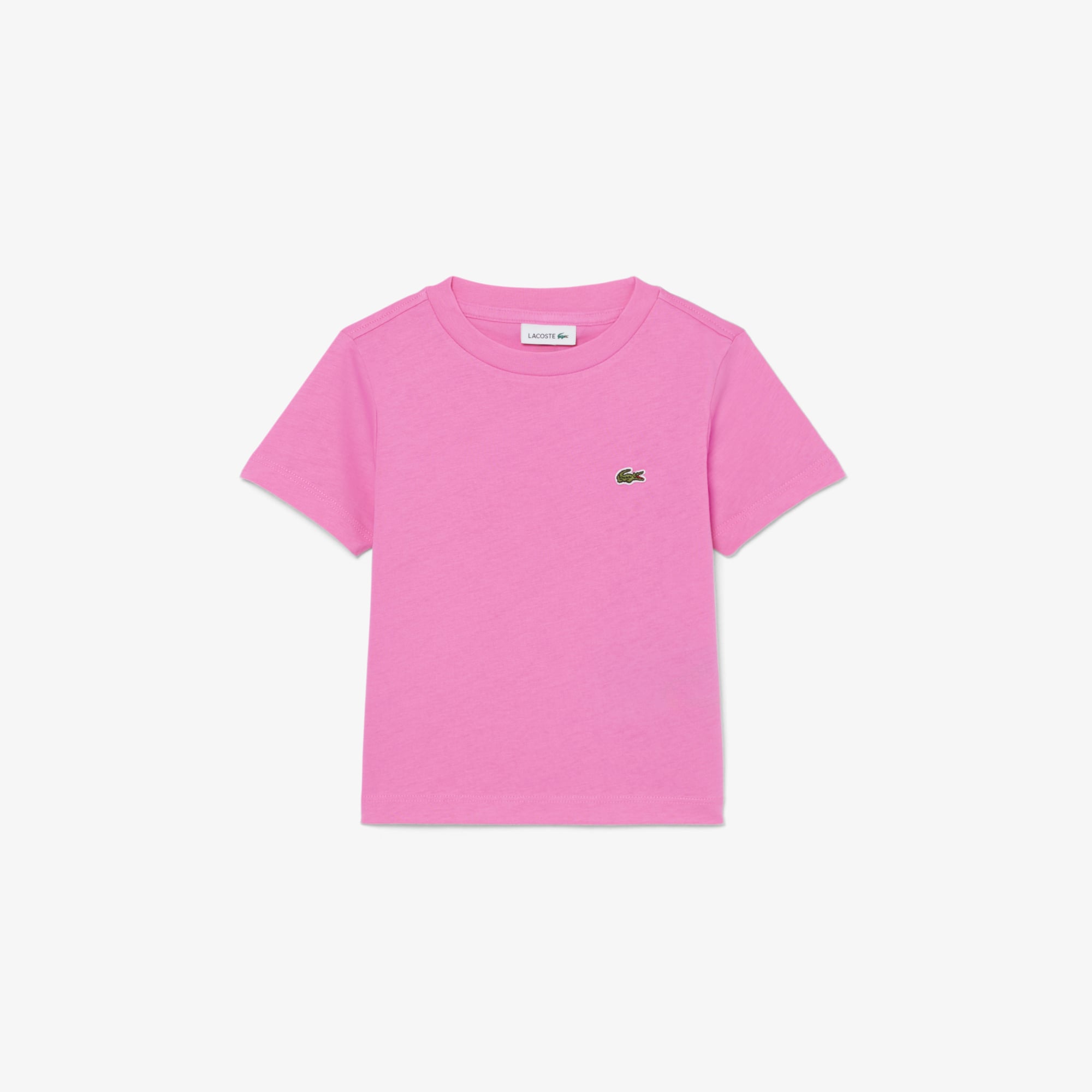 Lacoste Çocuk Bisiklet Yaka Pembe T-Shirt