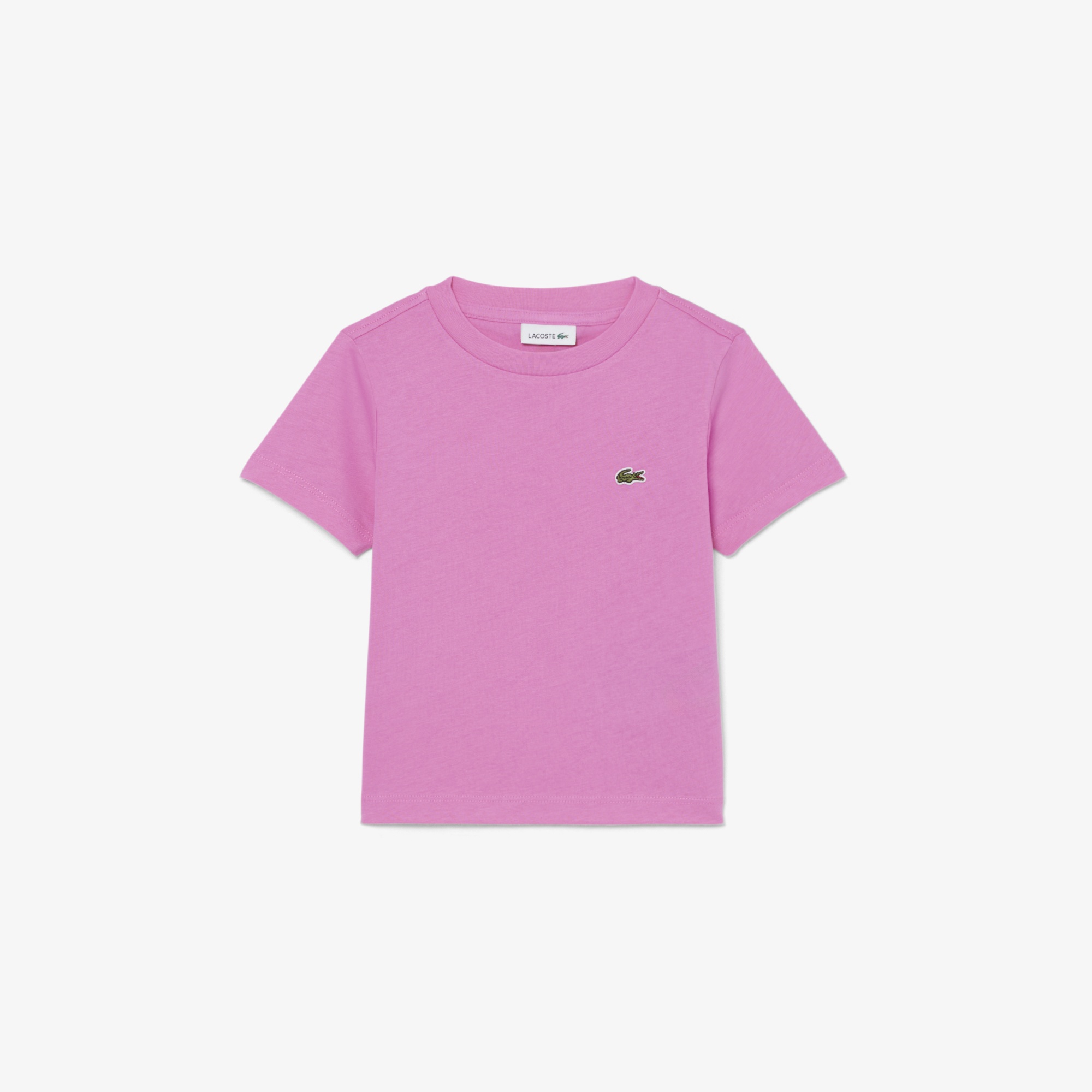 Çocuk Bisiklet Yaka Pembe T-Shirt