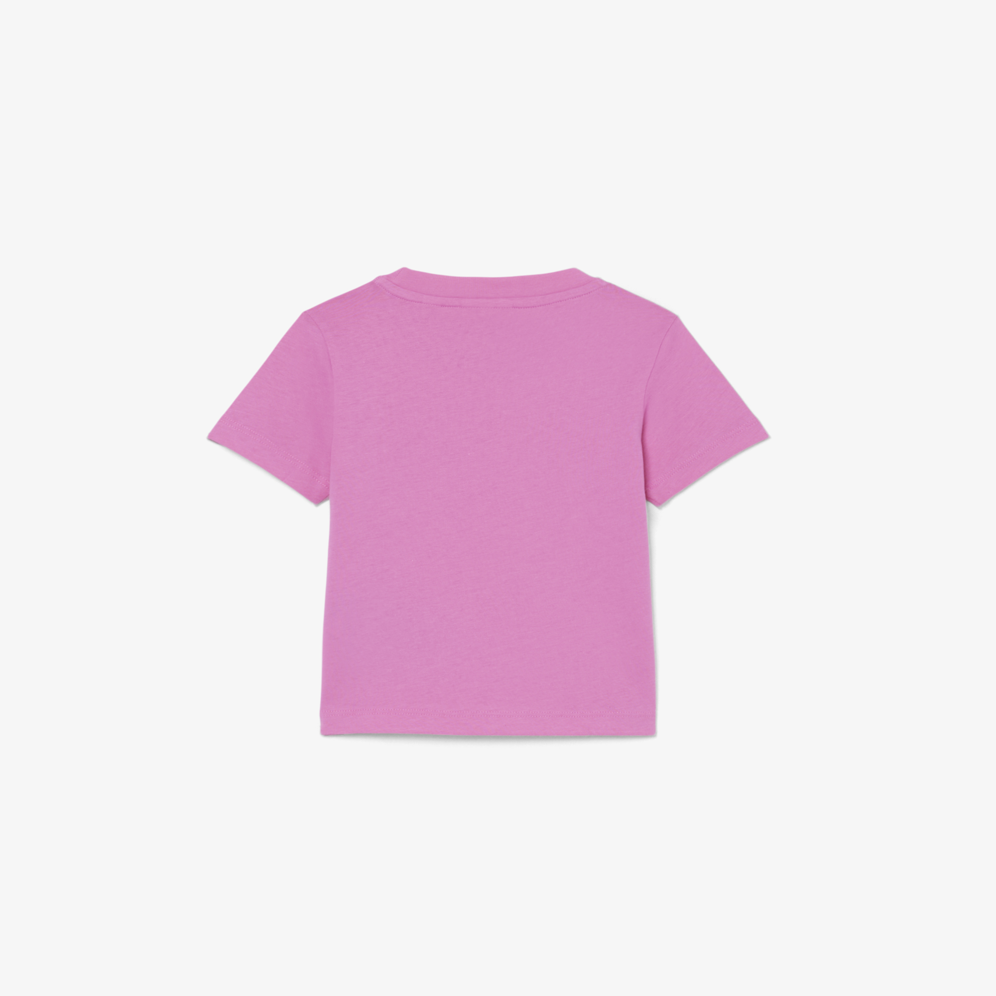 Lacoste Çocuk Bisiklet Yaka Pembe T-Shirt görsel 2