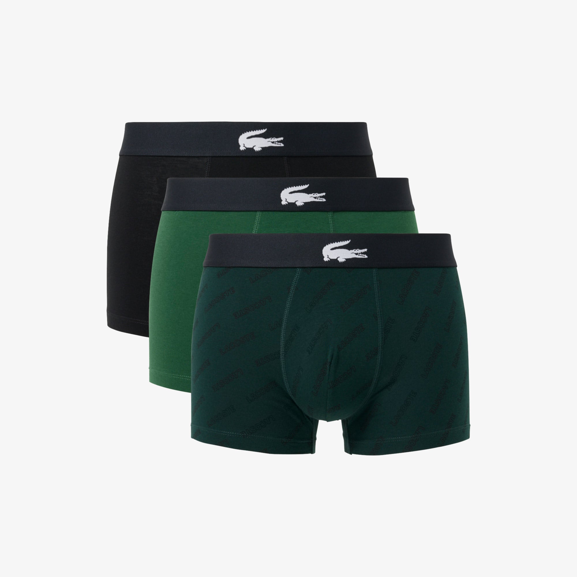 Lacoste Erkek 3'lü Renkli Boxer görsel 4
