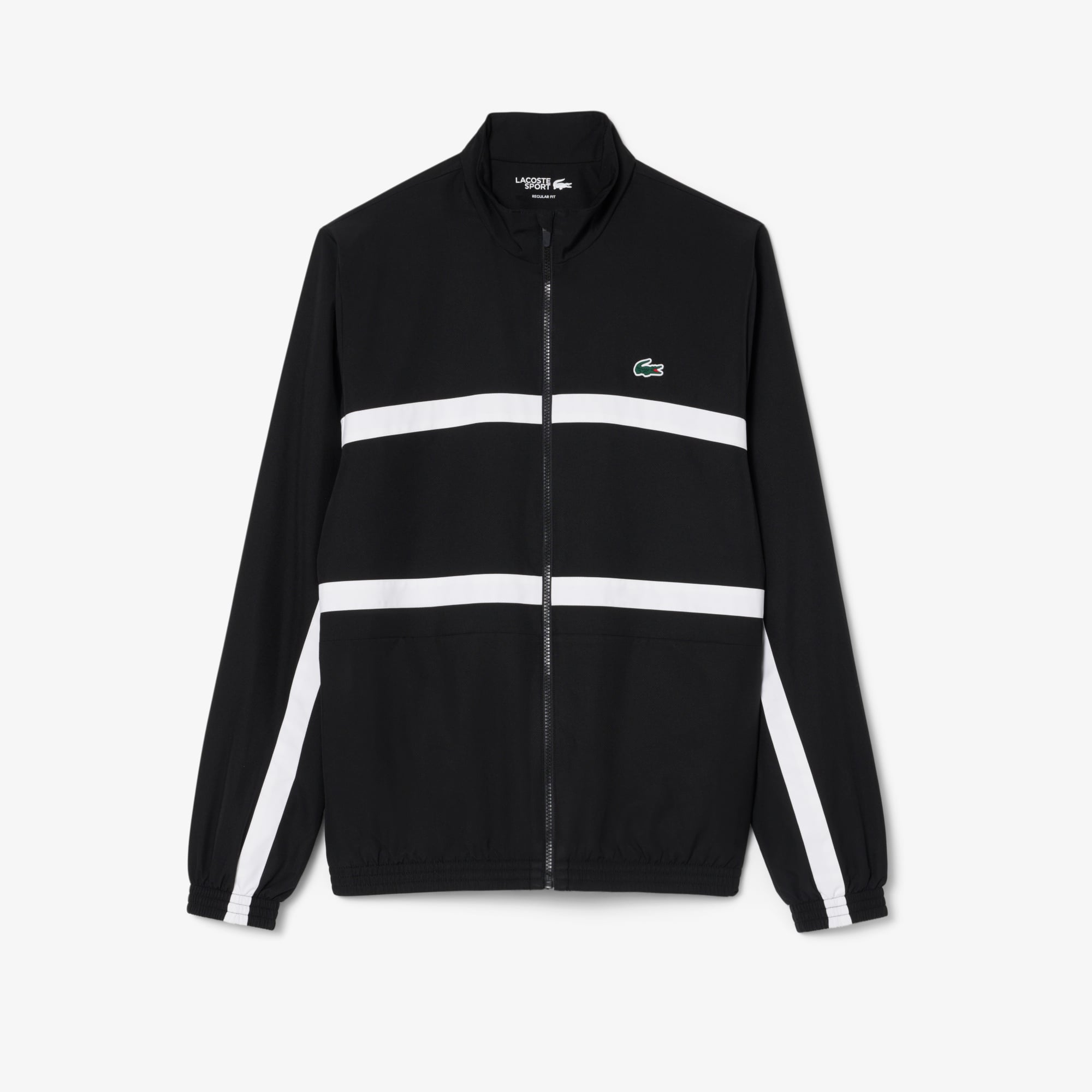 Lacoste Erkek Regular Fit Renk Bloklu Siyah Eşofman Takımı görsel 6