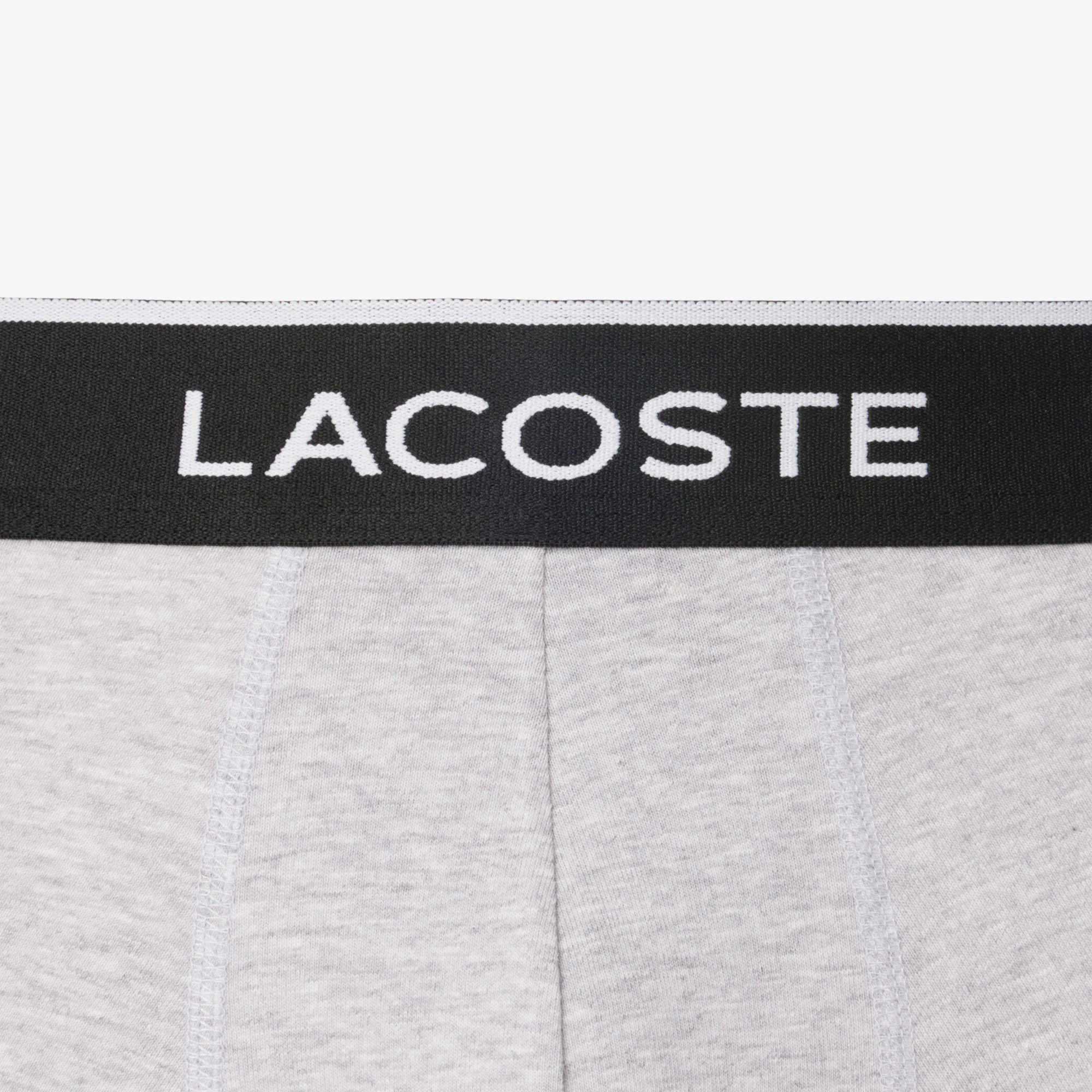 Lacoste Erkek 3'lü Gri Boxer görsel 6