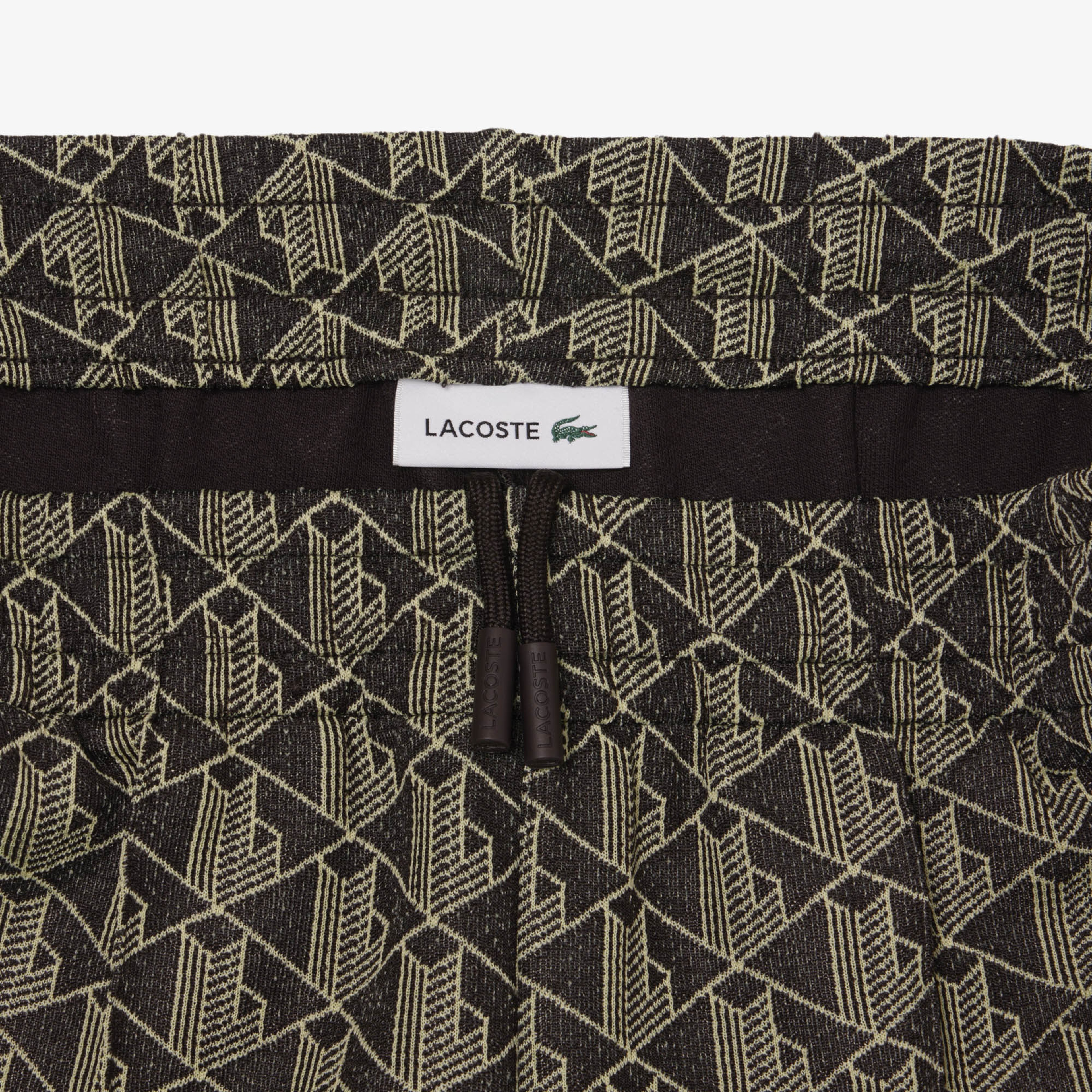 Kadın Flare Fit Monogram Kahverengi Eşofman Altı