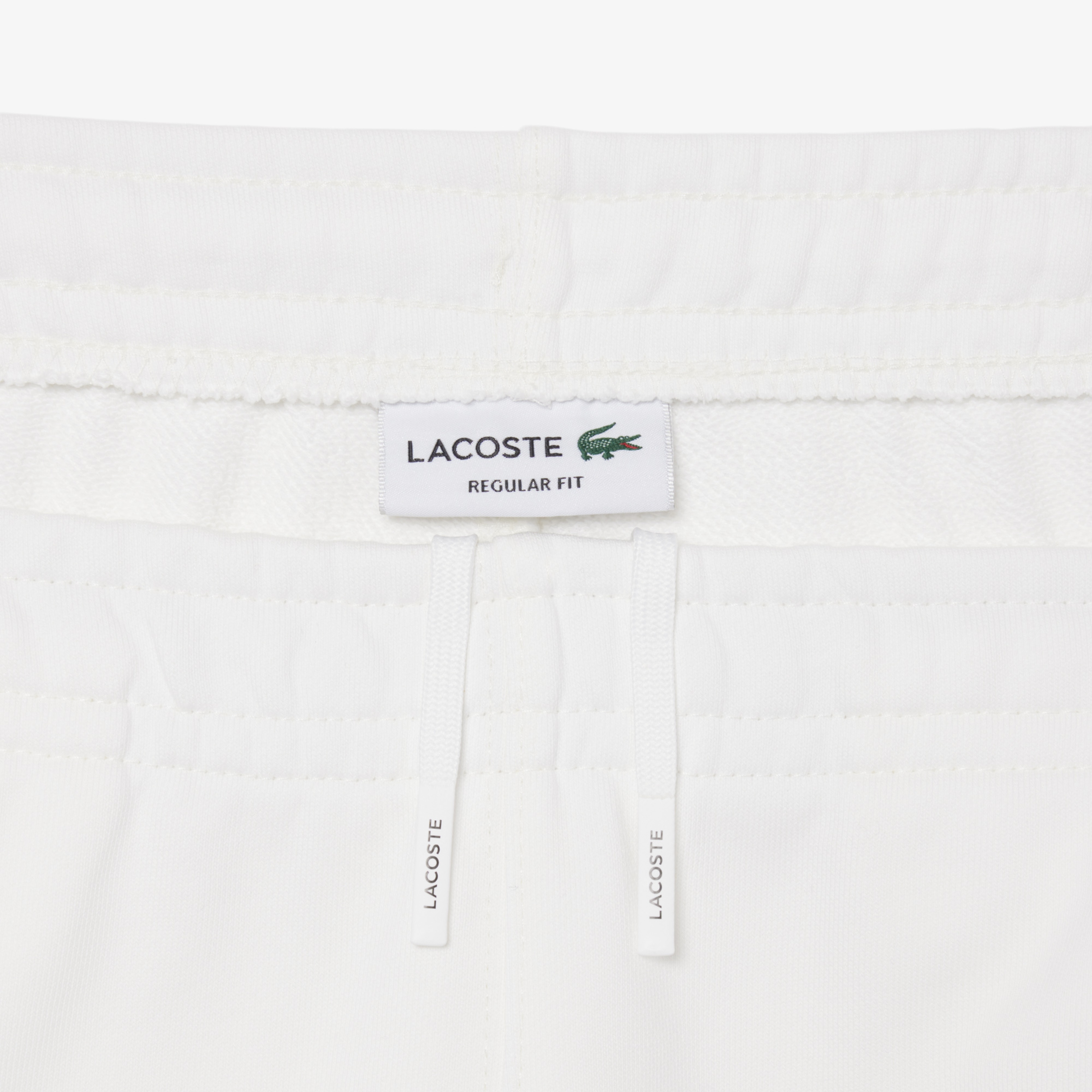 Erkek Regular Fit Beyaz Şort