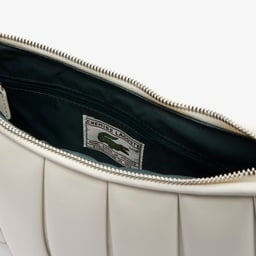 Lenglen Kadın Deri Beyaz Omuz Çantası Beyaz