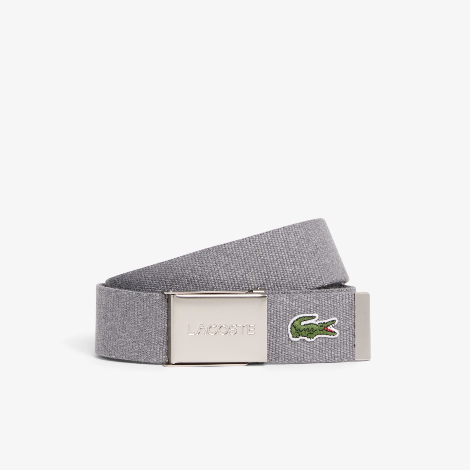 Lacoste L.12.12 Erkek Gri Kemer