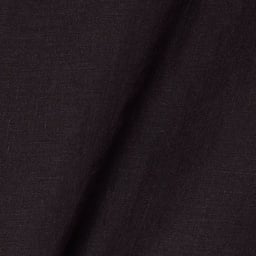 Erkek Regular Fit Düğmeli Yaka Keten Koyu Kahverengi Gömlek Kahverengi