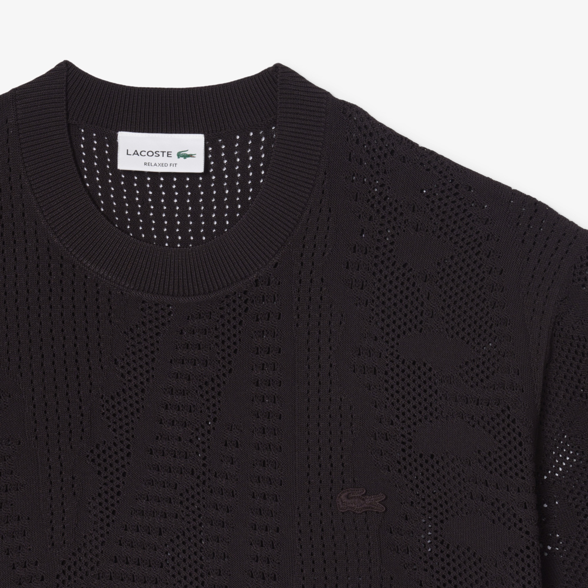 Erkek Relaxed Fit Kısa Kollu Polo Yaka Kahverengi Triko