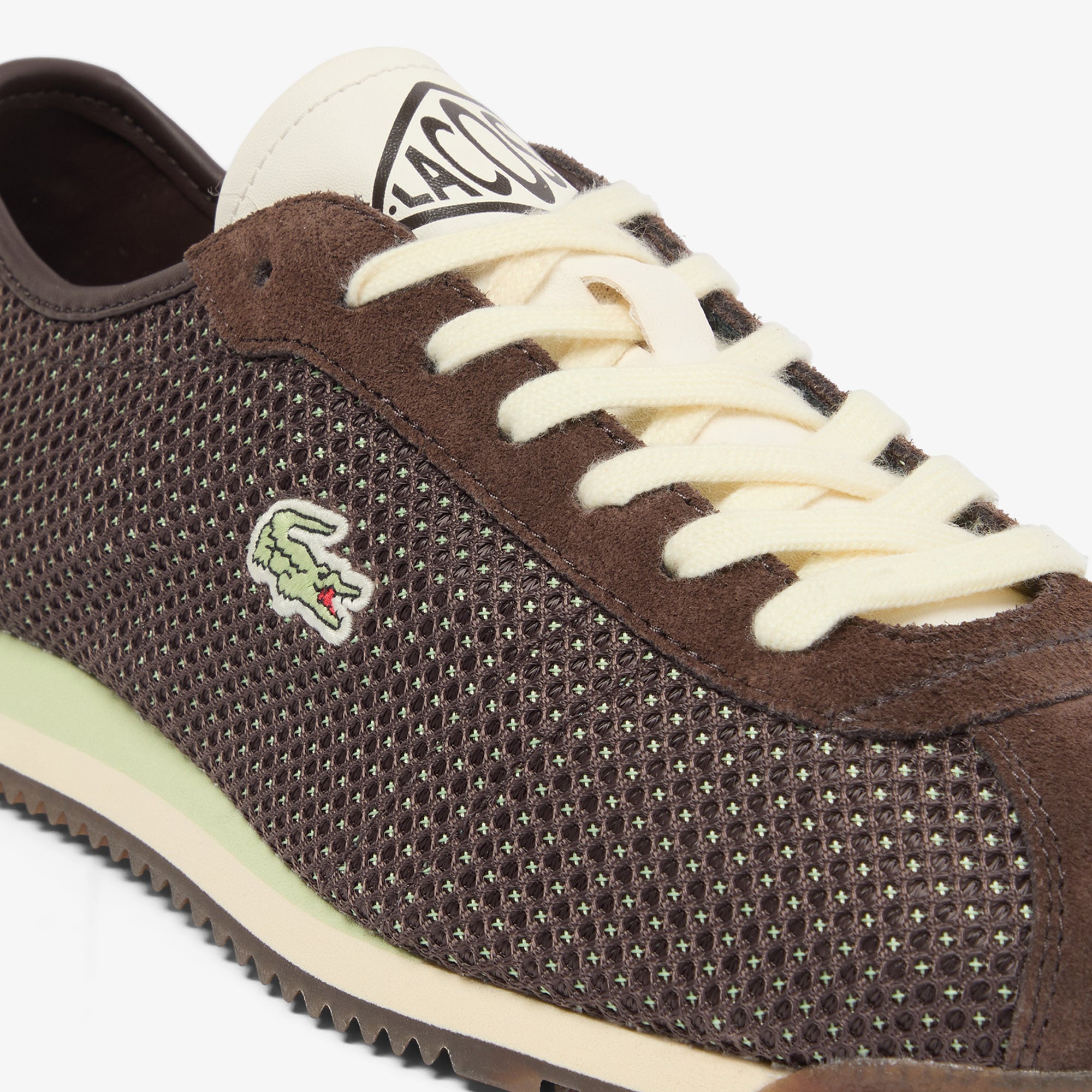 Lacoste Club-Low Erkek Koyu Kahverengi Sneaker görsel 6