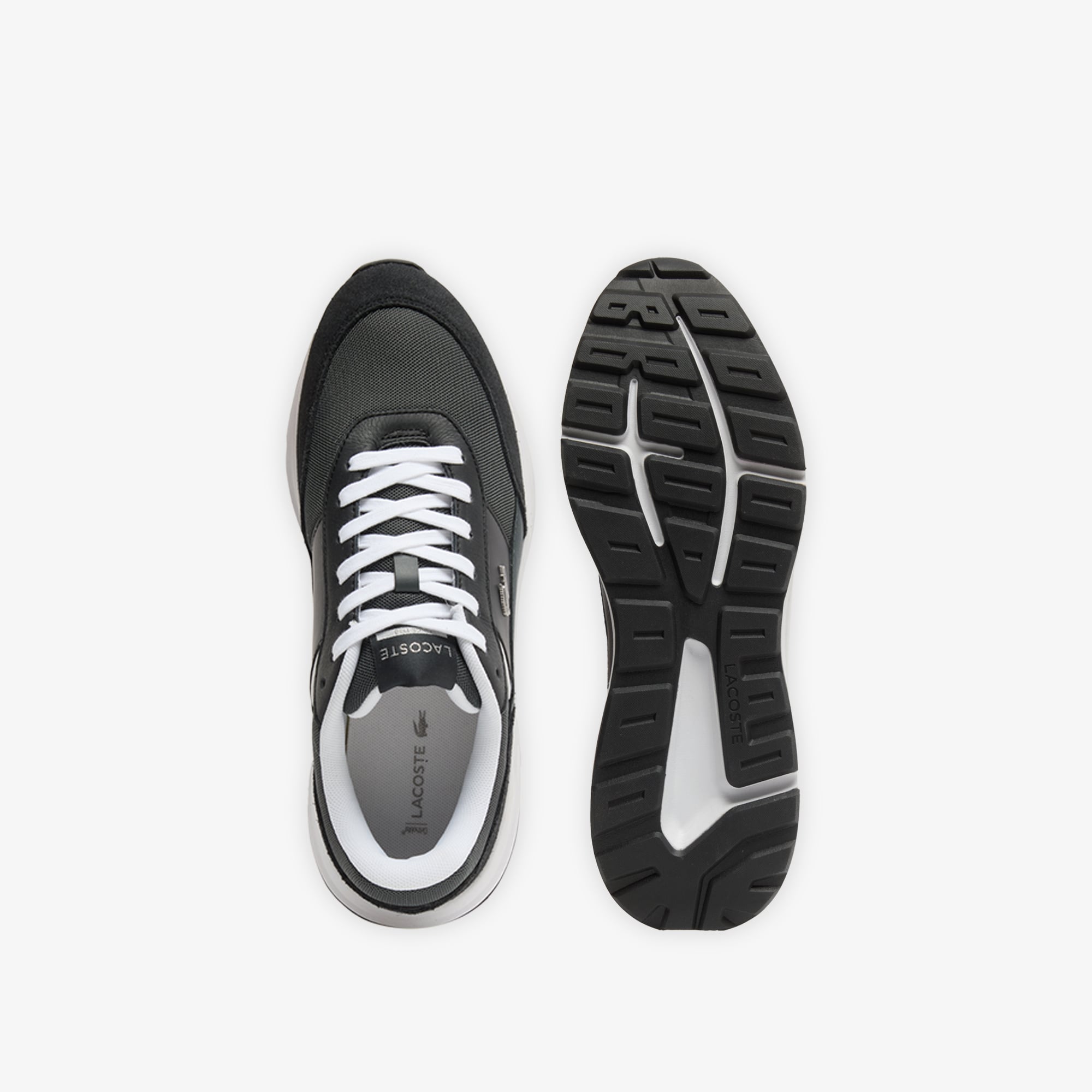 Lacoste Run Set CGR Bar Erkek Koyu Gri Sneaker görsel 5