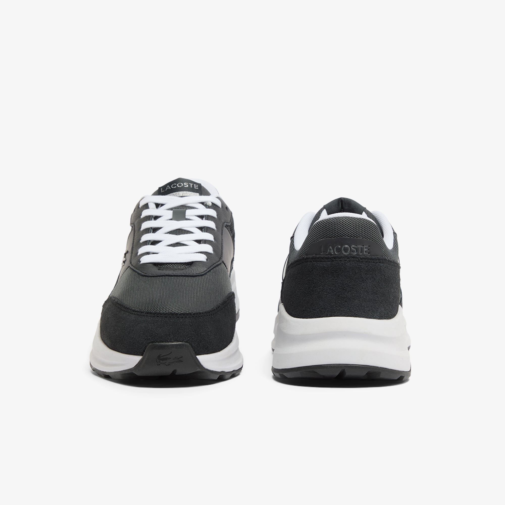 Lacoste Run Set CGR Bar Erkek Koyu Gri Sneaker görsel 4