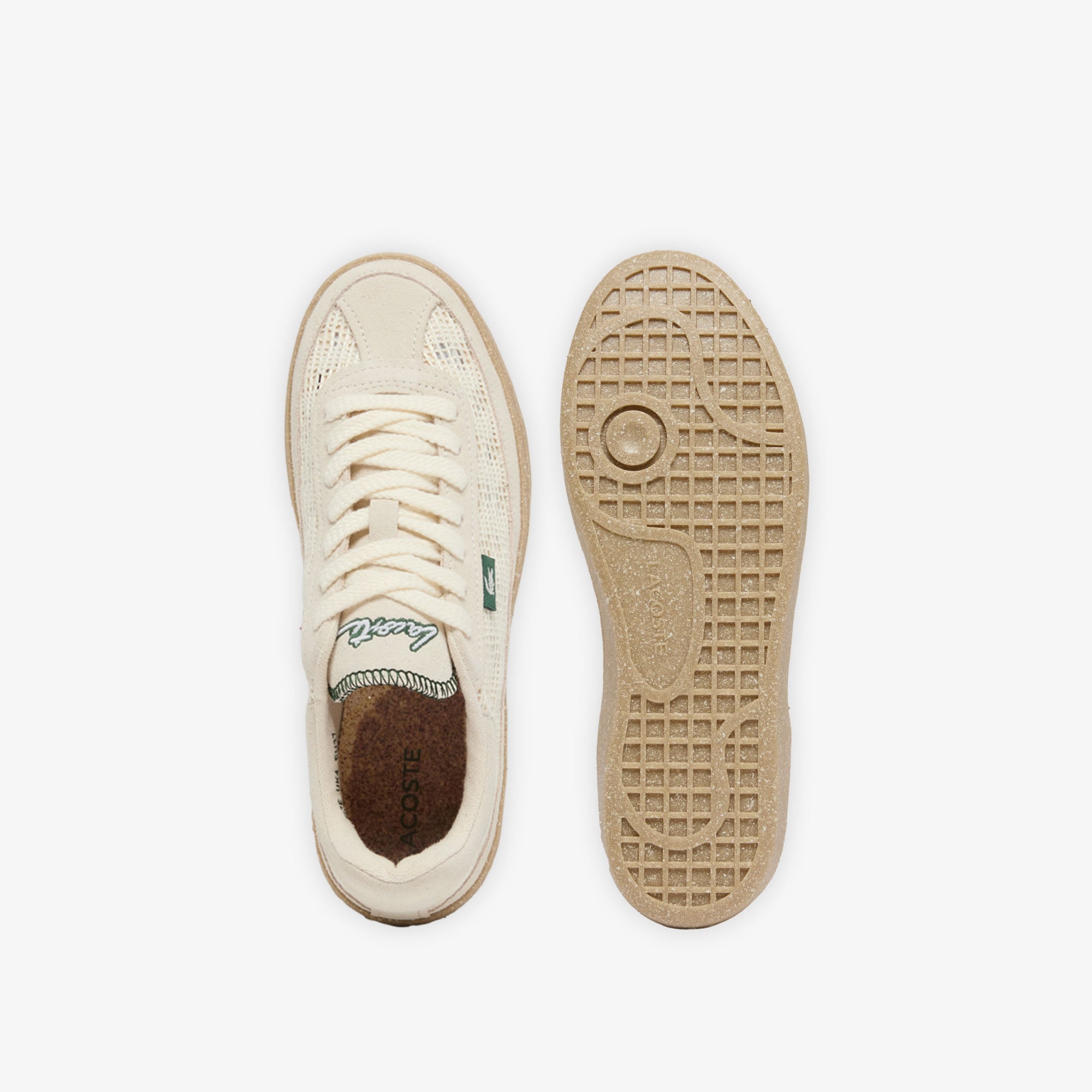 Lacoste Baseshot Lite Kadın Krem Sneaker görsel 5