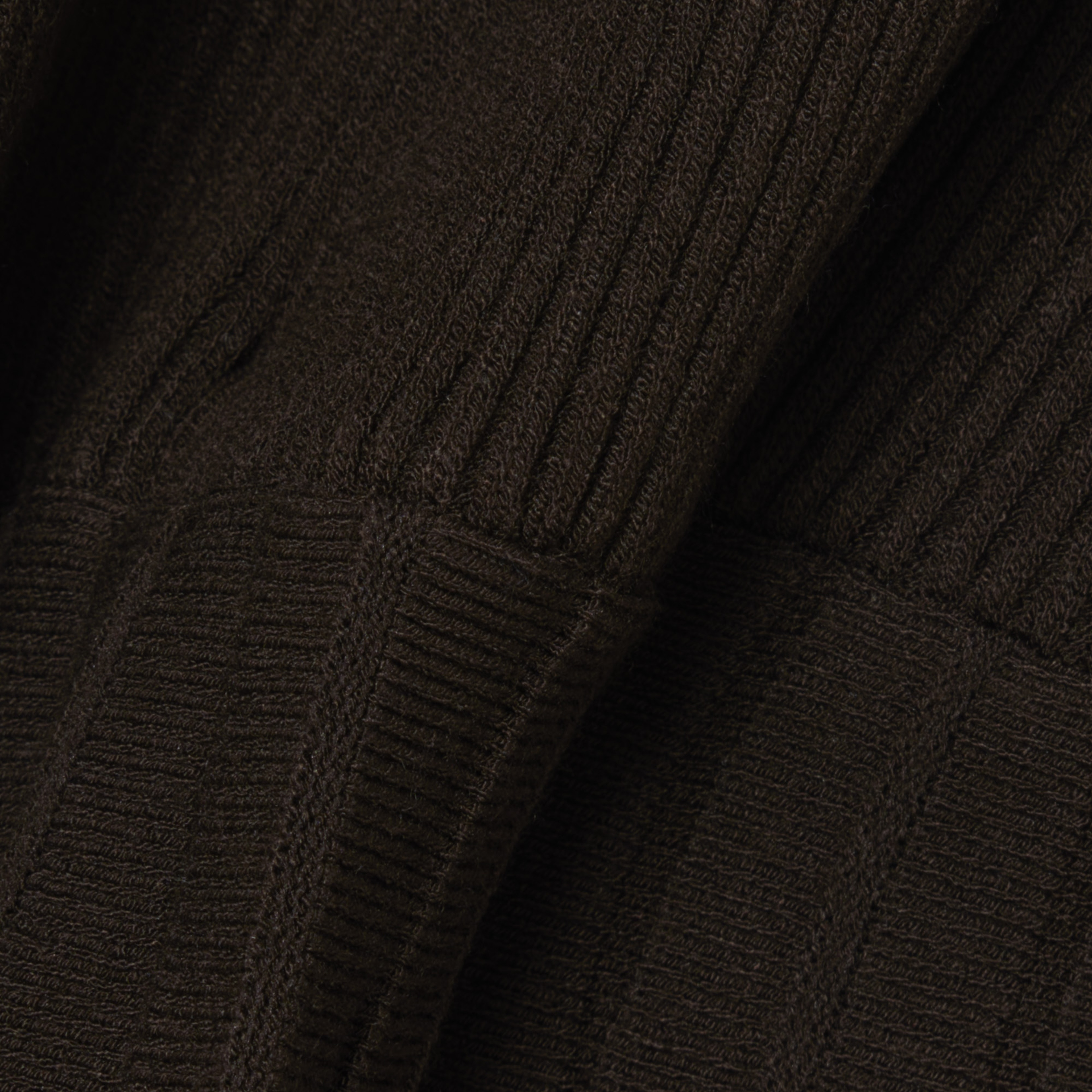 Kadın Relaxed Fit Kısa Kollu Polo Yaka Koyu Kahverengi Elbise