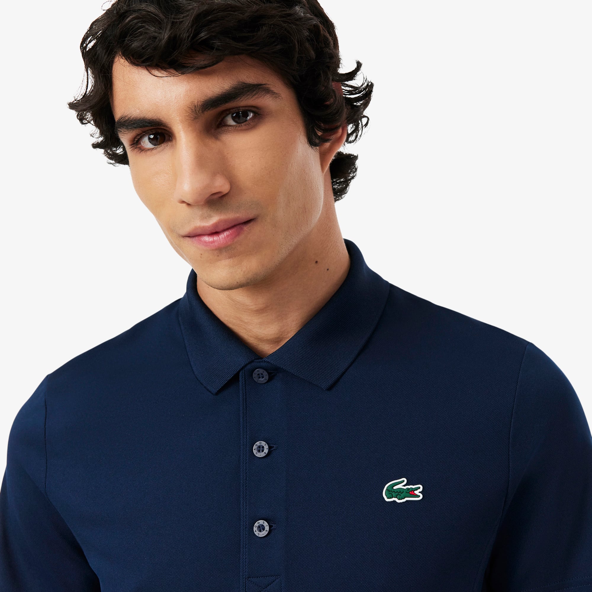 Lacoste Erkek Regular Fit Lacivert Polo görsel 2