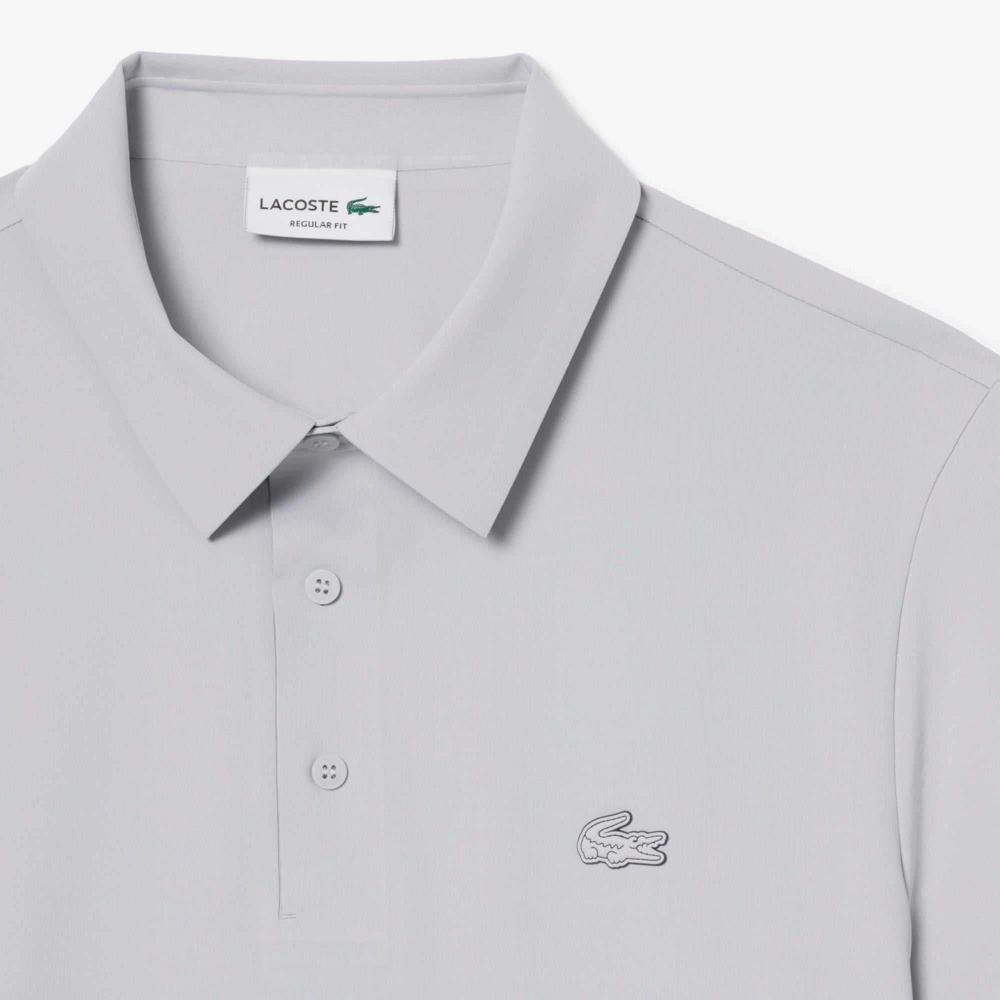 Lacoste Erkek Regular Fit Gri Commuter Polo görsel 5