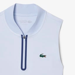 SPORT Kadın Regular Fit Kolsuz Mavi Polo Mavi