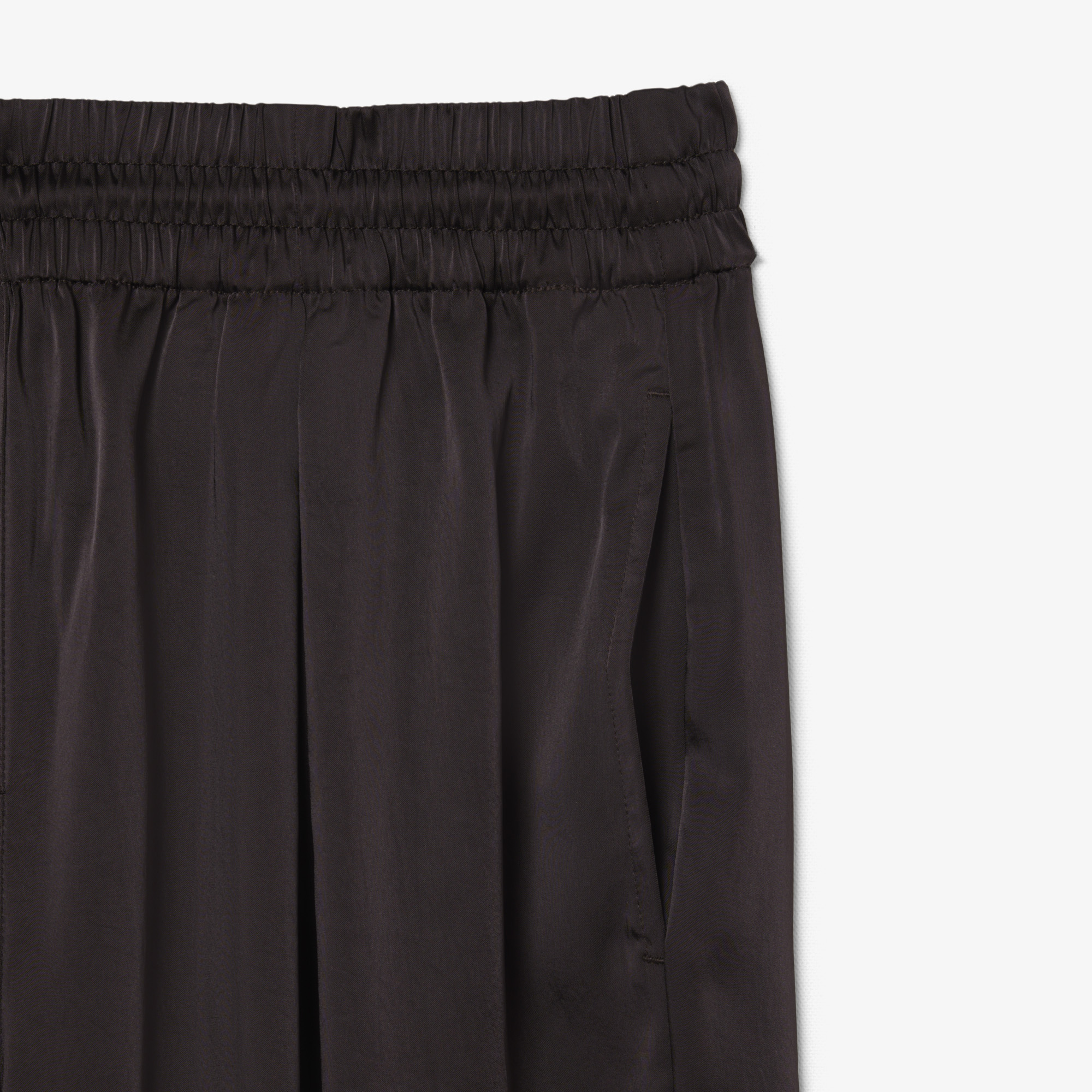 Lacoste Kadın Oversize Fit Kahverengi Pantolon görsel 5