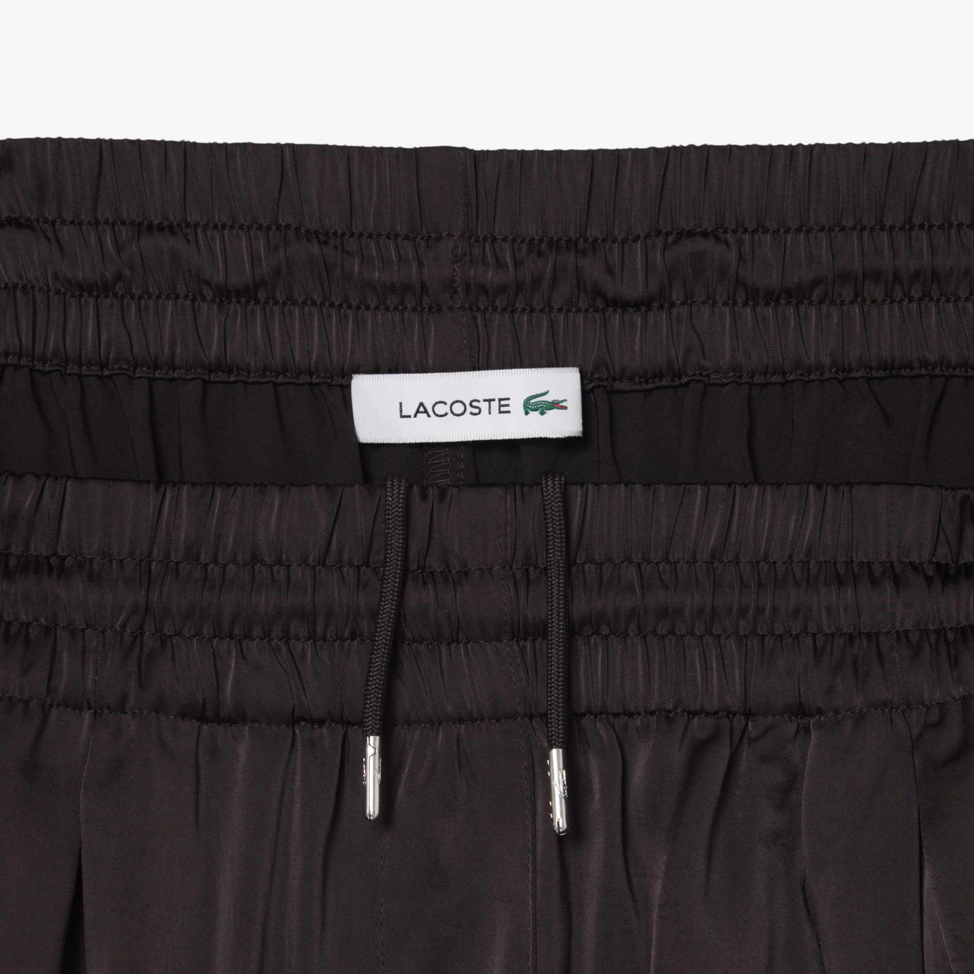 Lacoste Kadın Oversize Fit Kahverengi Pantolon görsel 6