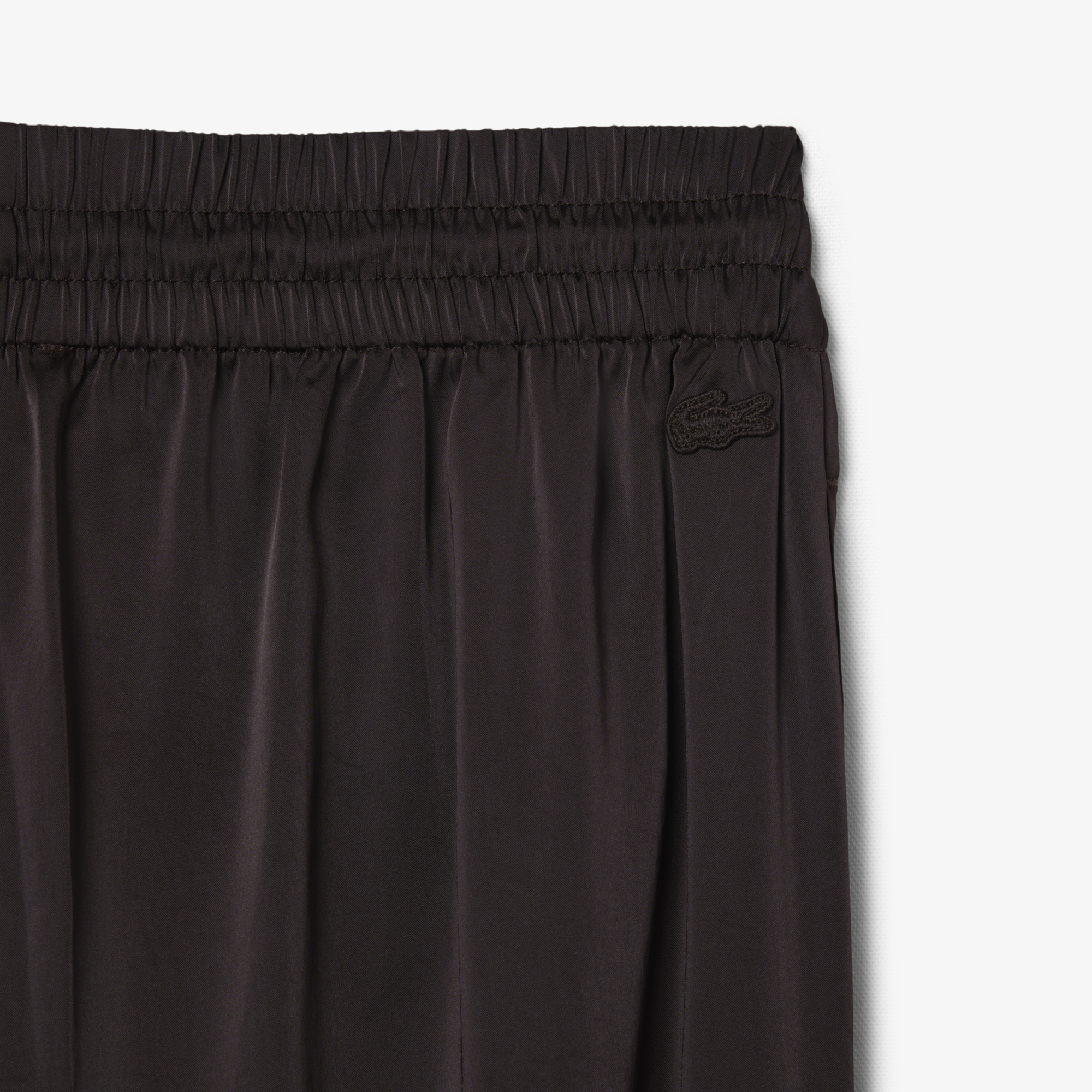 Lacoste Kadın Oversize Fit Kahverengi Pantolon görsel 7