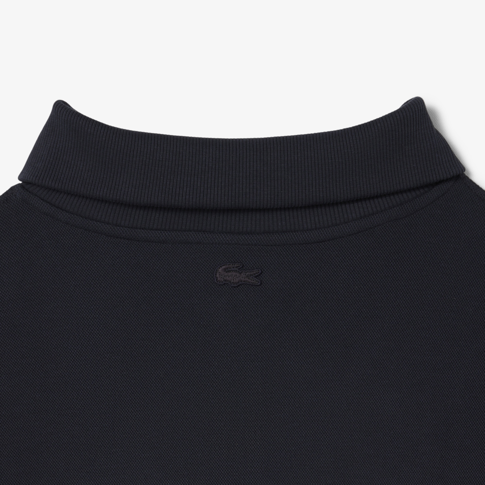 Erkek Loose Fit Yarım Fermuarlı Siyah Sweatshirt