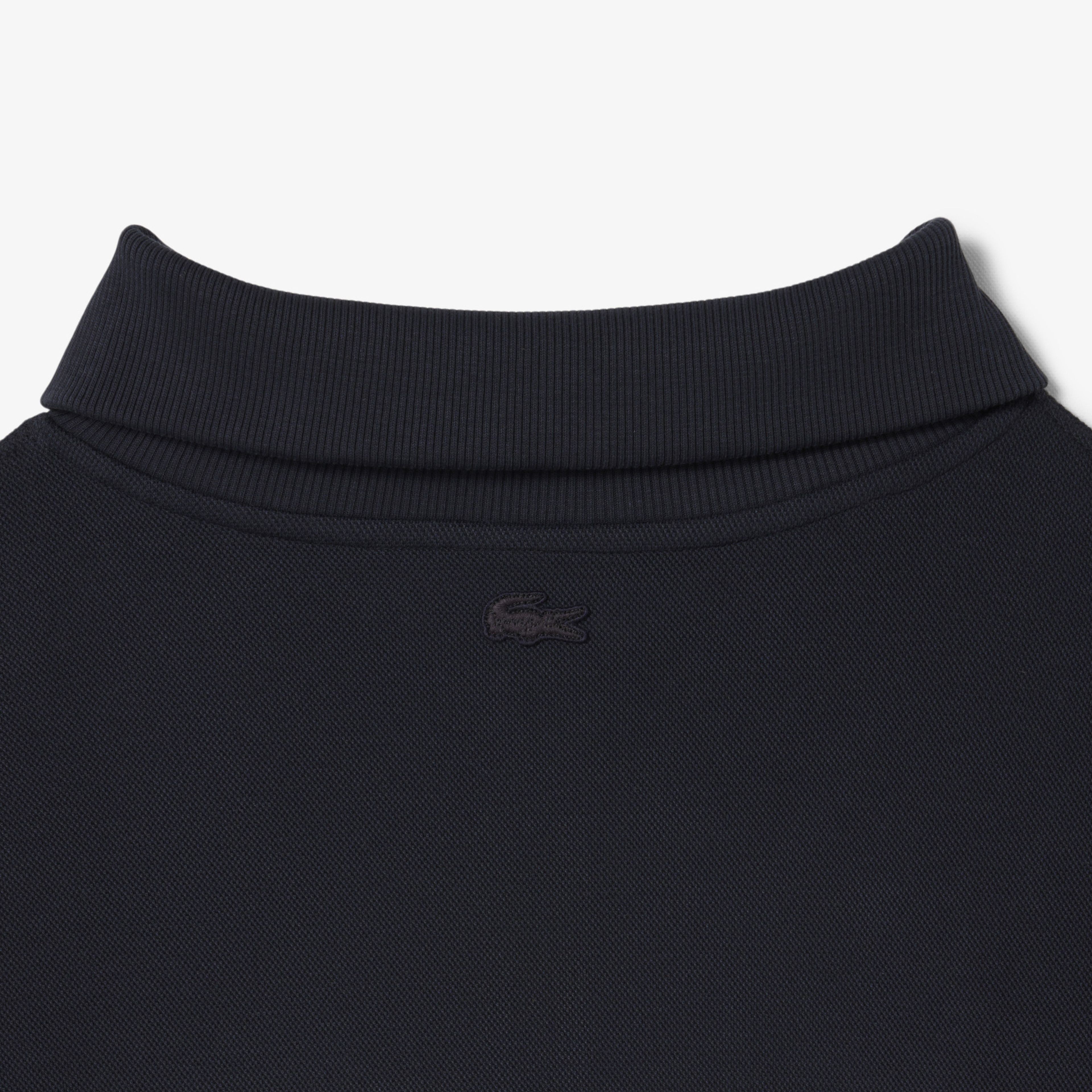 Erkek Loose Fit Yarım Fermuarlı Siyah Sweatshirt