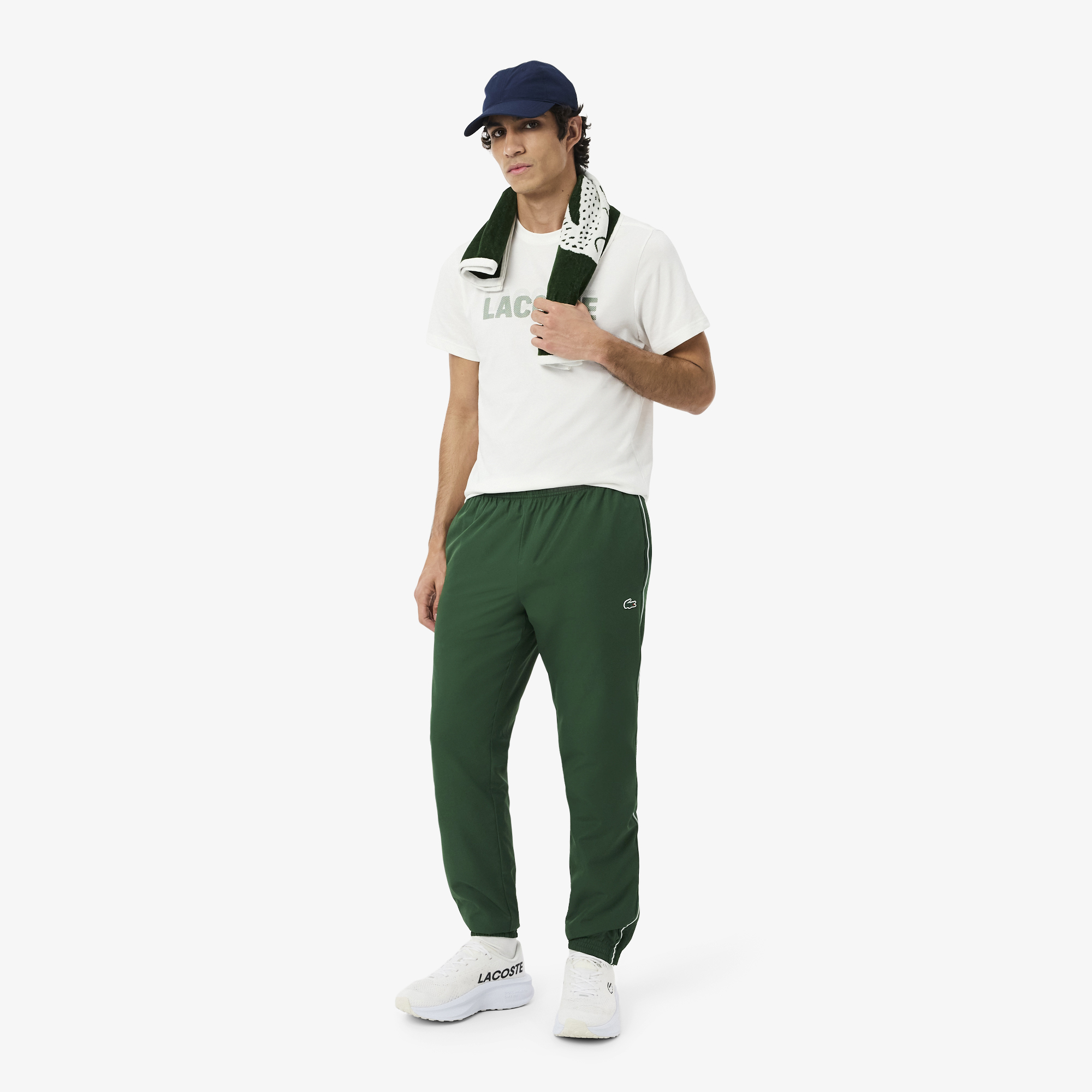 Lacoste Erkek Regular Fit Yeşil Eşofman Altı görsel 8