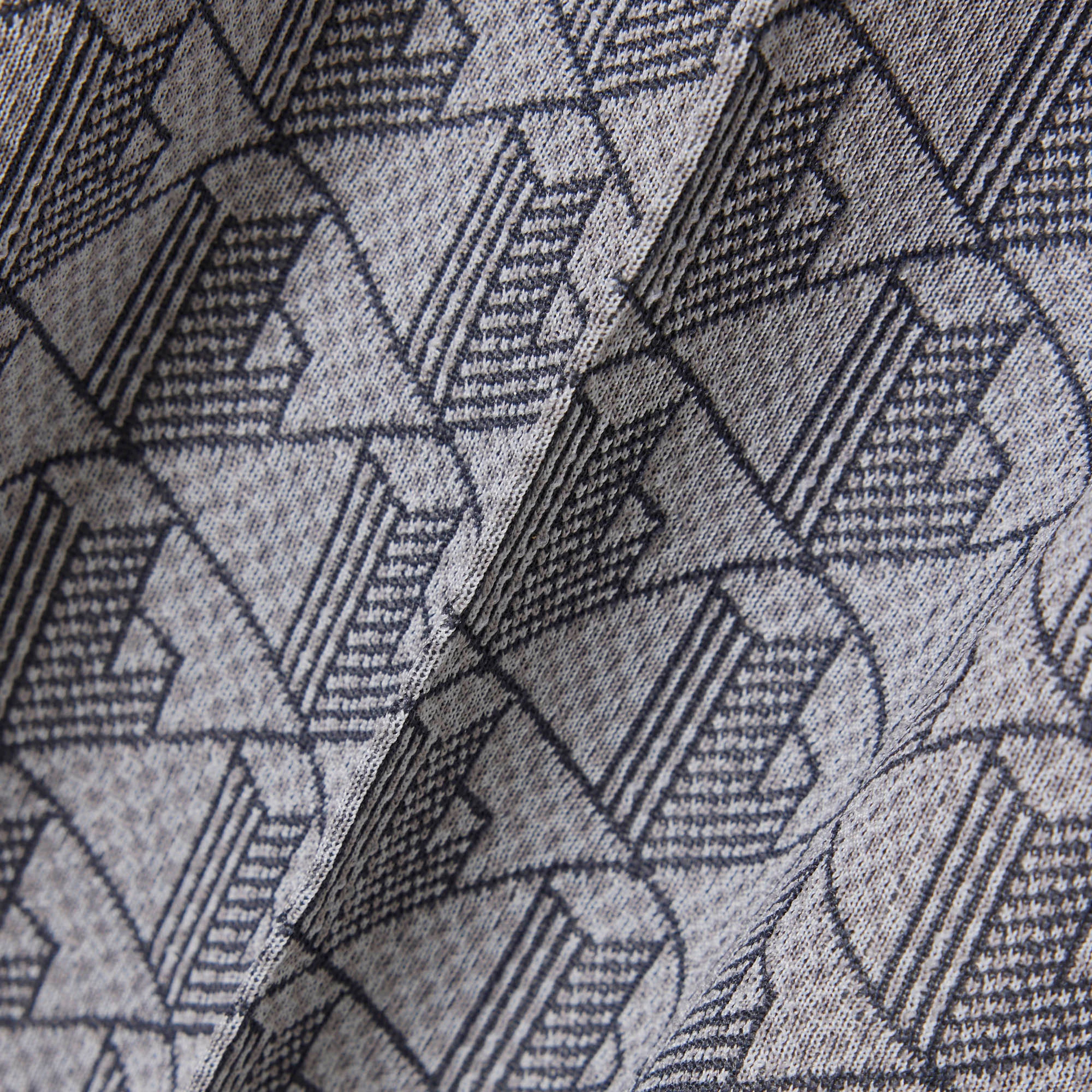 Erkek Regular Fit Monogram Gri Eşofman Altı