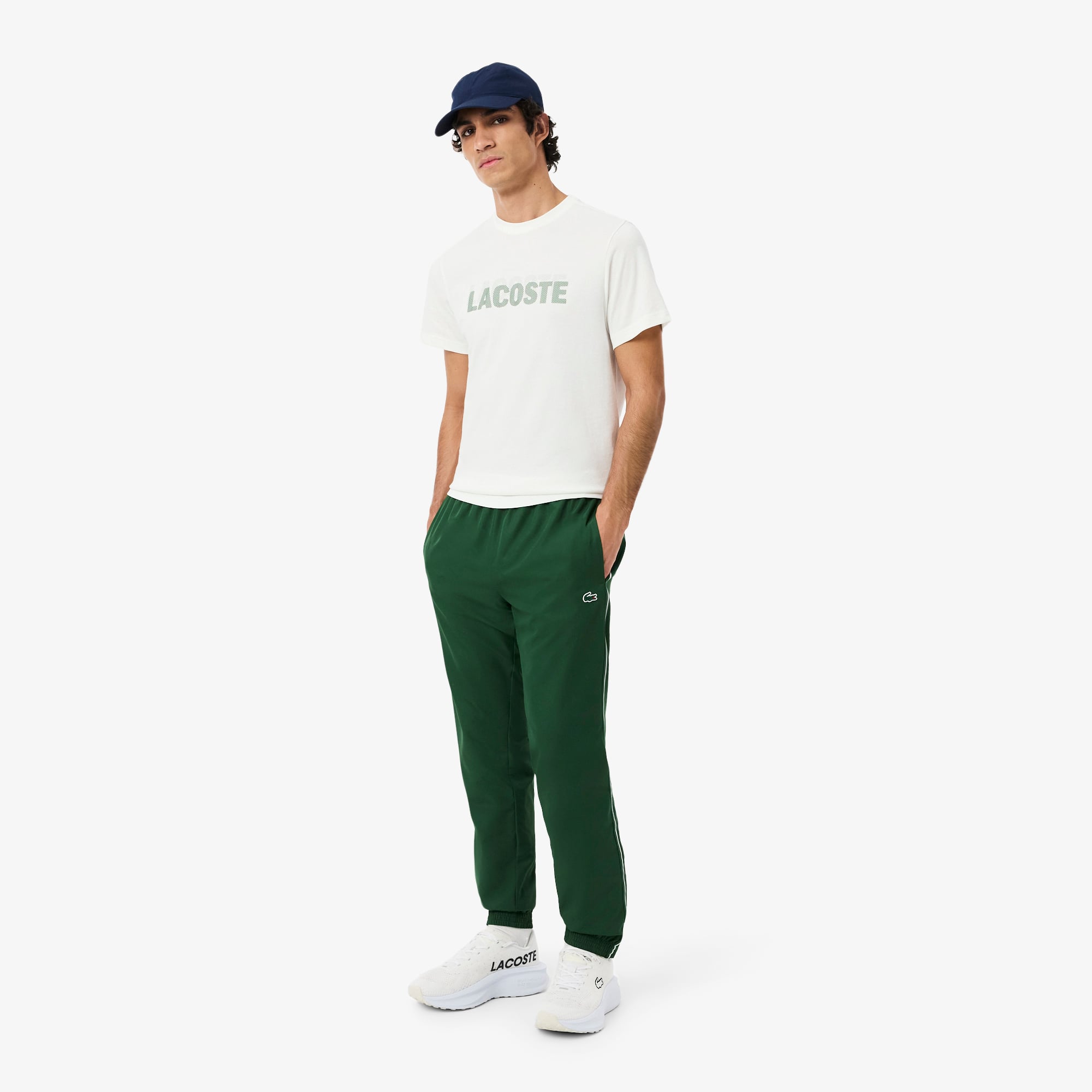 Erkek Regular Fit Yeşil Eşofman Altı XH0193.132 | Lacoste