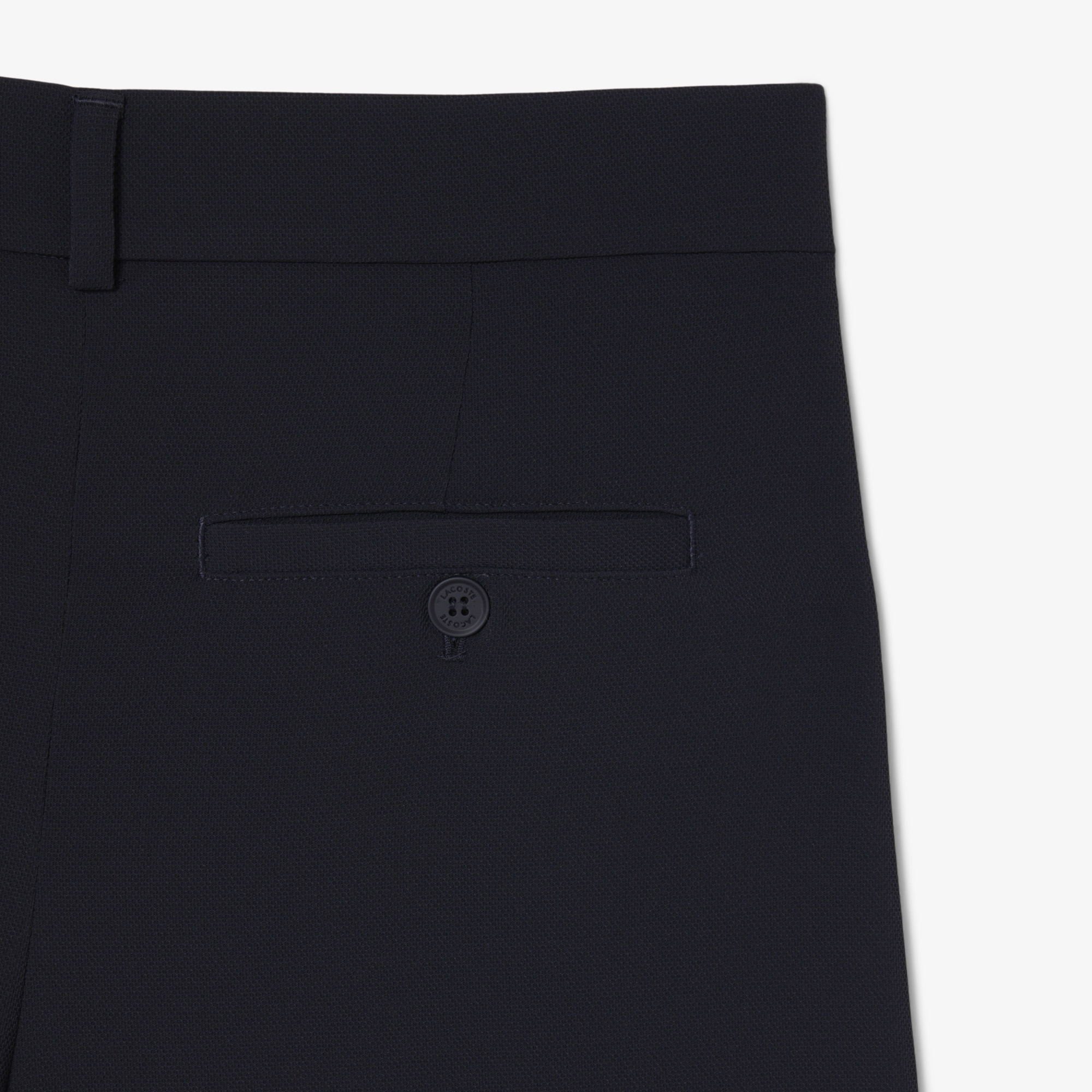 Lacoste Kadın Oversize Fit Lacivert Pantolon görsel 7