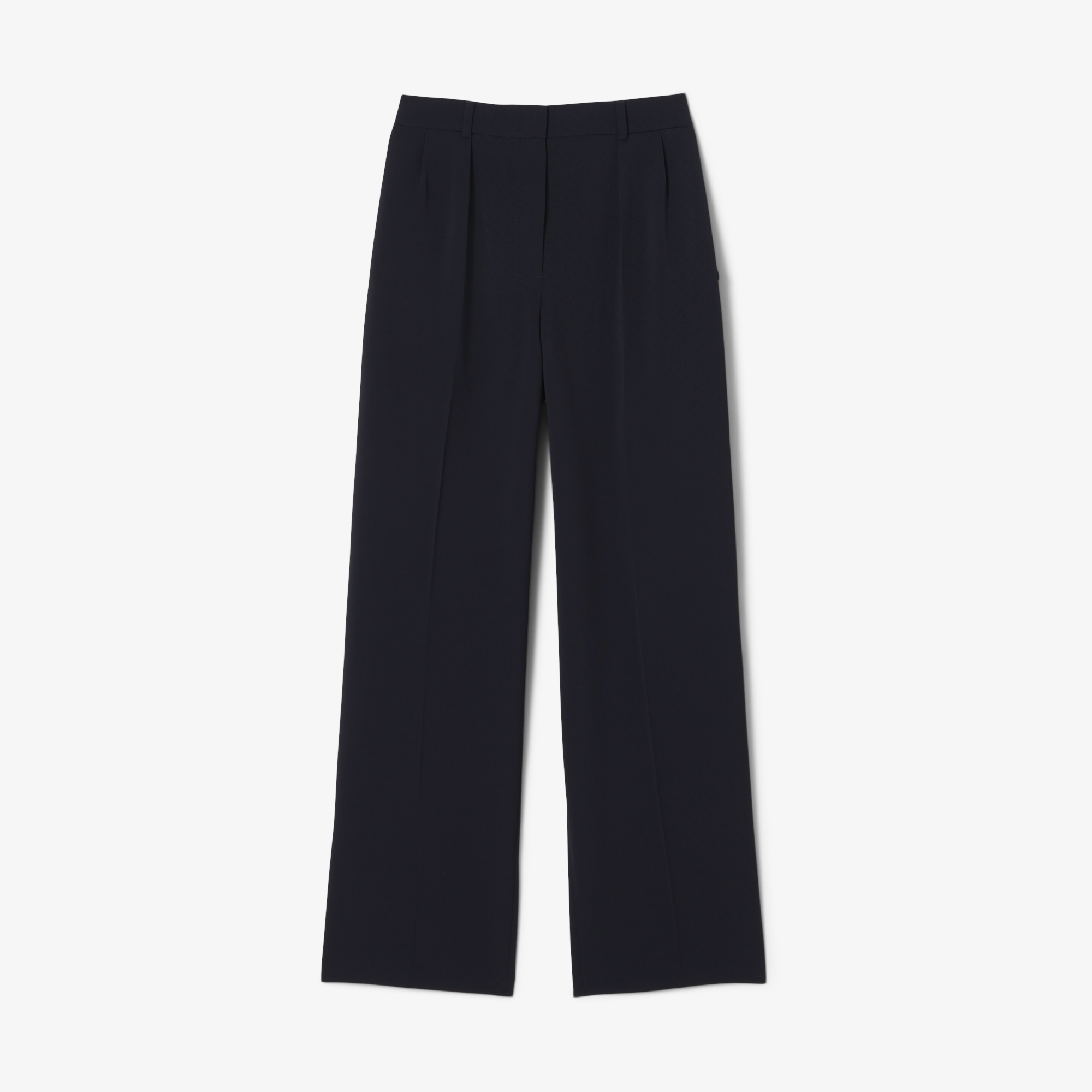 Lacoste Kadın Oversize Fit Lacivert Pantolon görsel 5