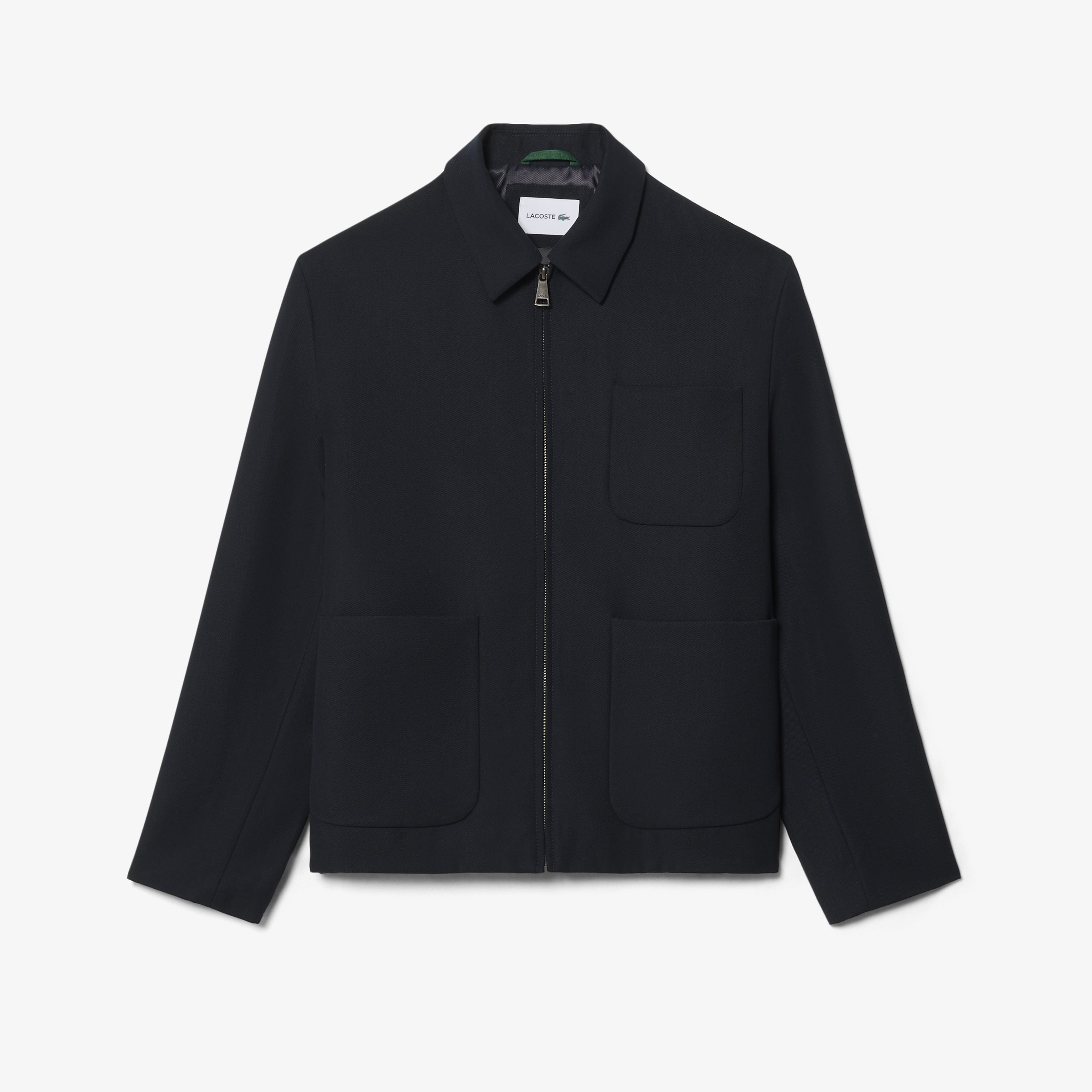 Erkek Fermuarlı Lacivert Ceket