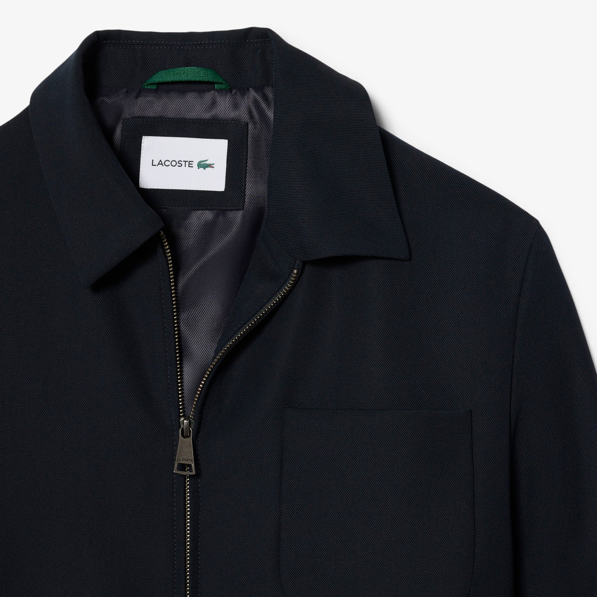 Lacoste Erkek Fermuarlı Lacivert Ceket görsel 5