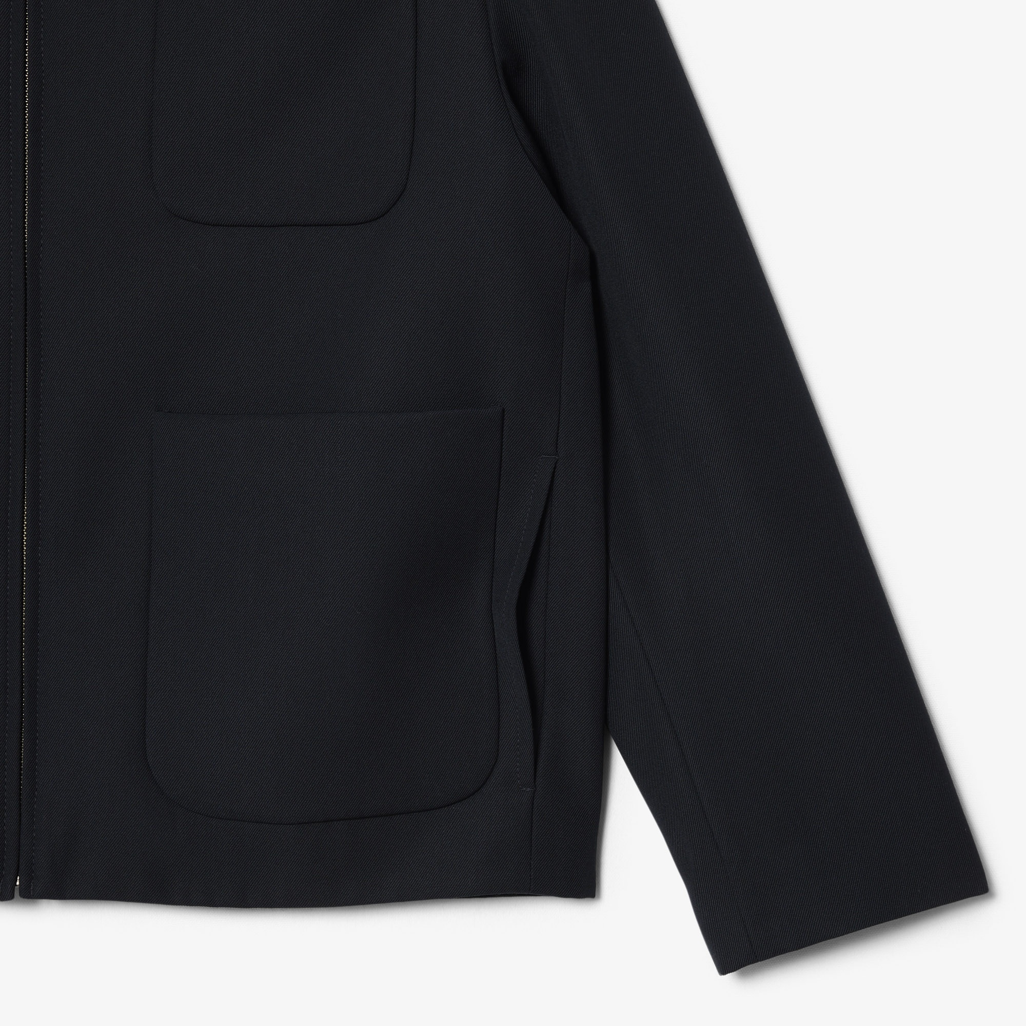 Erkek Fermuarlı Lacivert Ceket