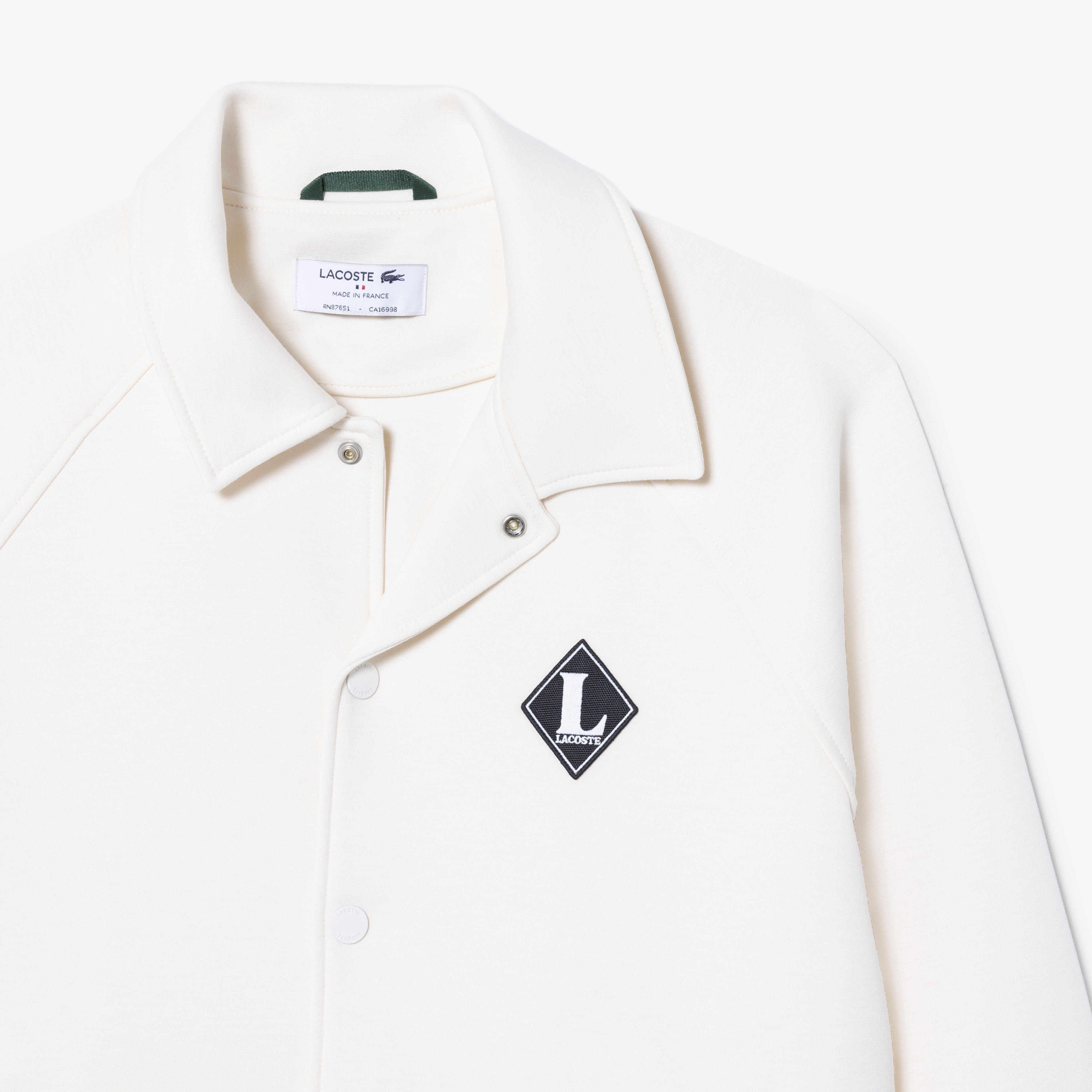 Erkek Classic Fit Krem Bomber Ceket