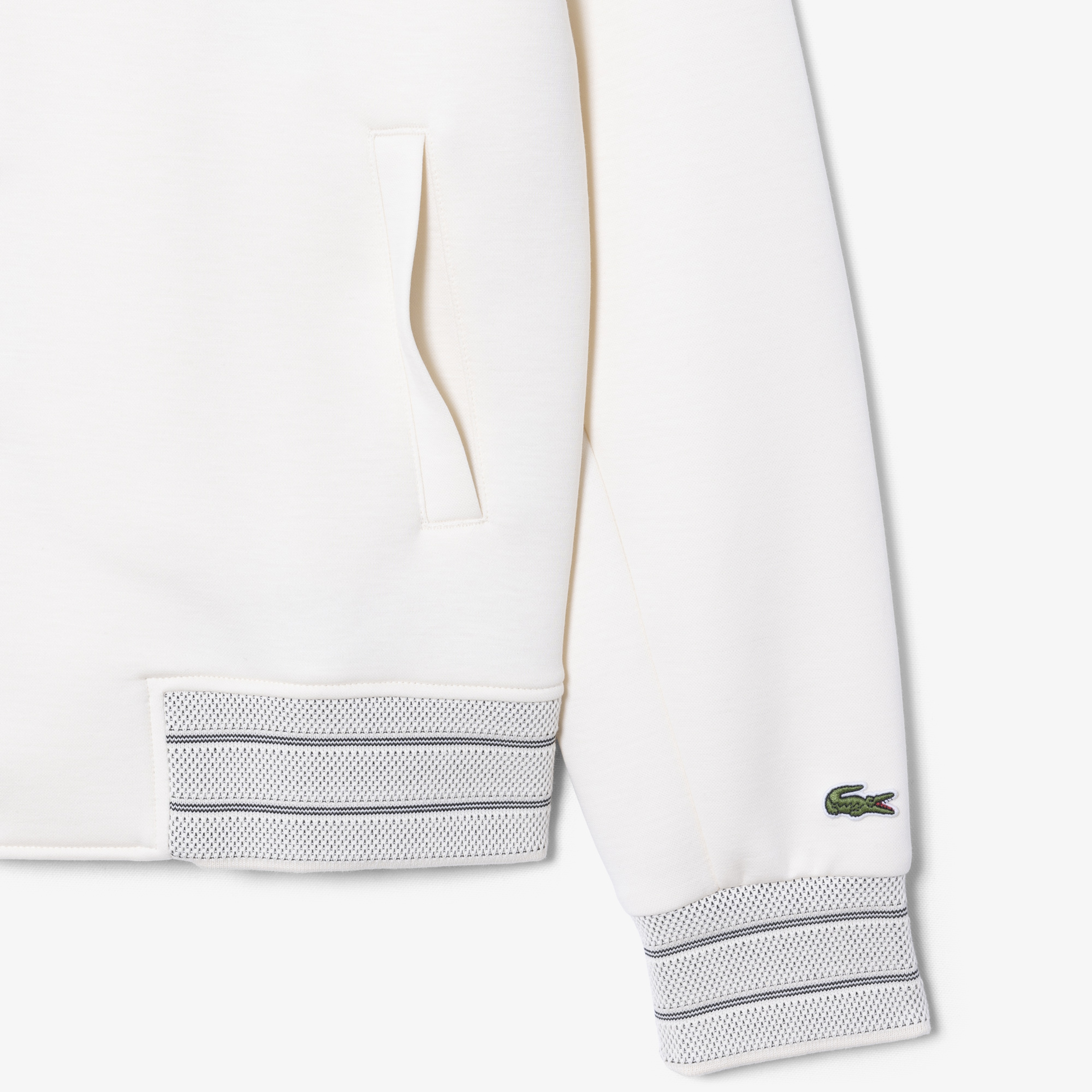 Erkek Classic Fit Krem Bomber Ceket