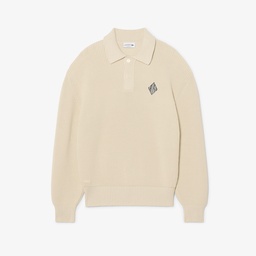 Erkek Relaxed Fit Polo Yaka Bej Kazak Bej