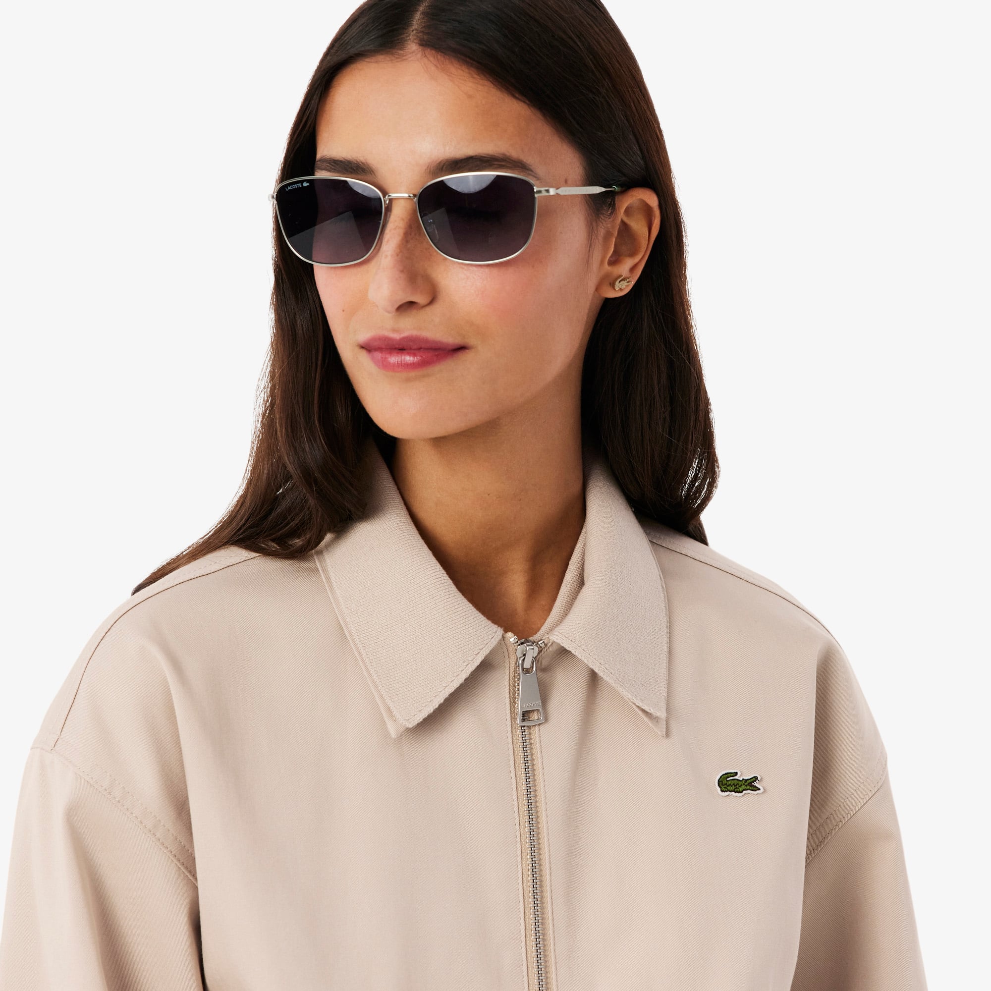 Lacoste Kadın Bej Ceket görsel 2