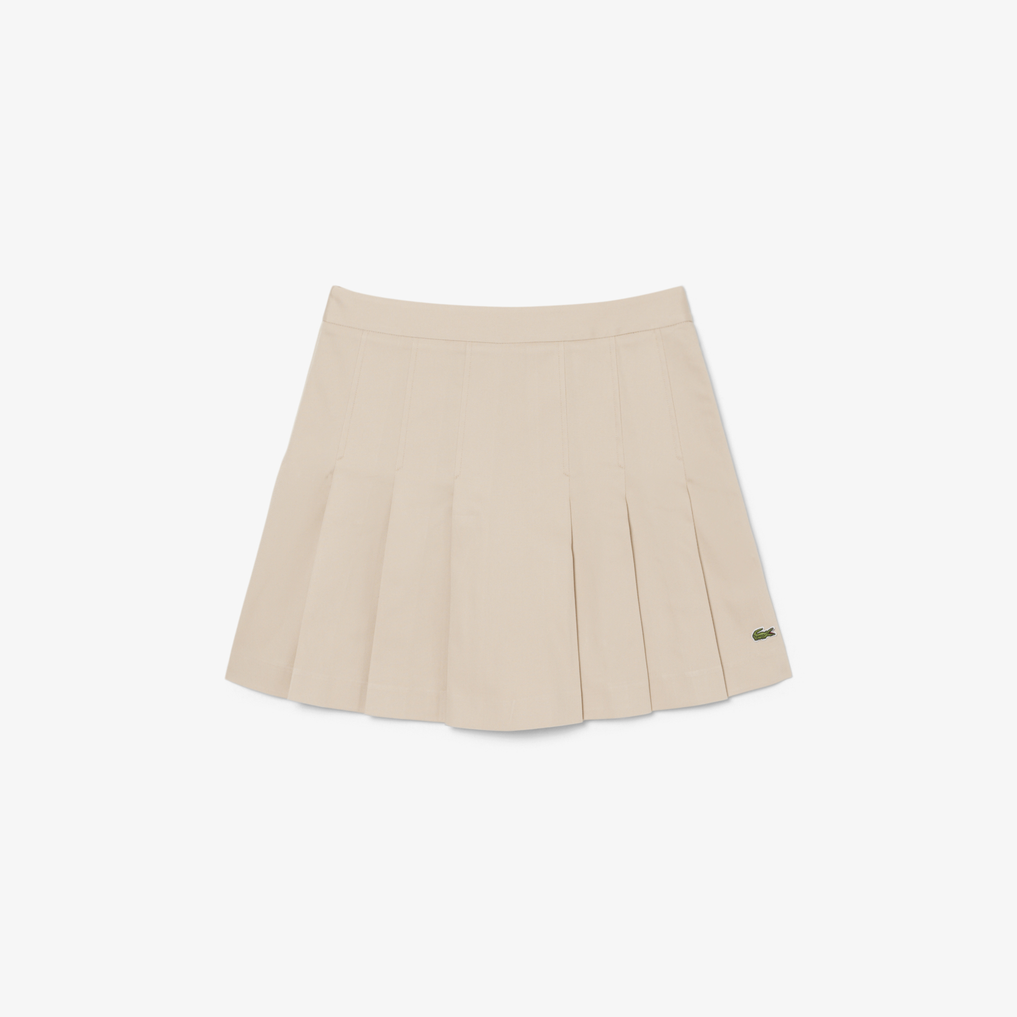 Lacoste Kadın Flare Fit Bej Etek görsel 5