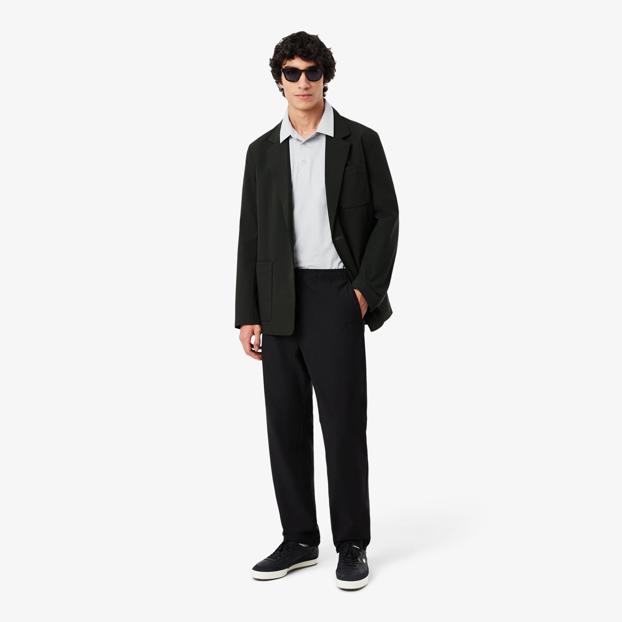 Lacoste Erkek Regular Fit Siyah Commuter Pantolon görsel 8