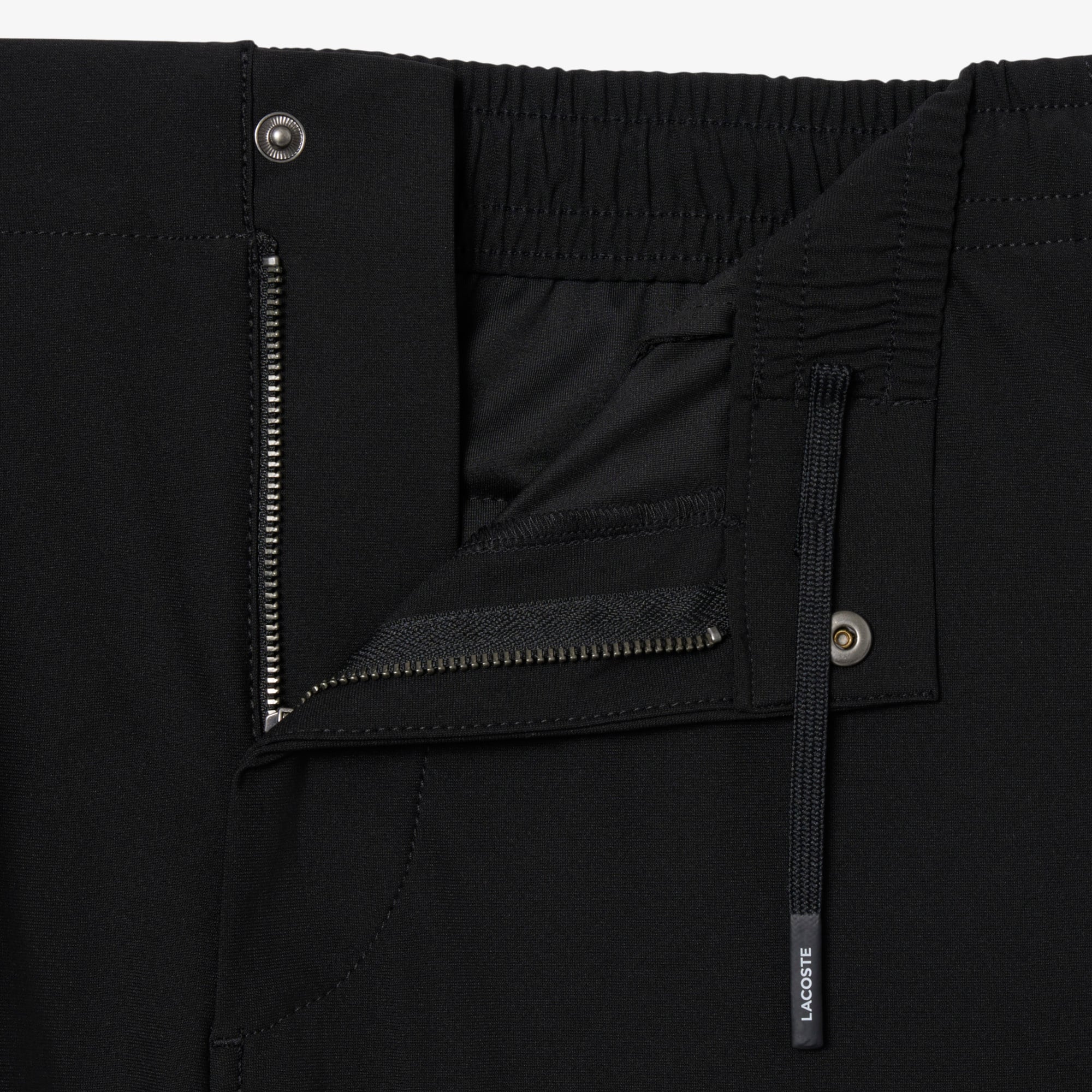 Lacoste Erkek Regular Fit Siyah Commuter Pantolon görsel 6