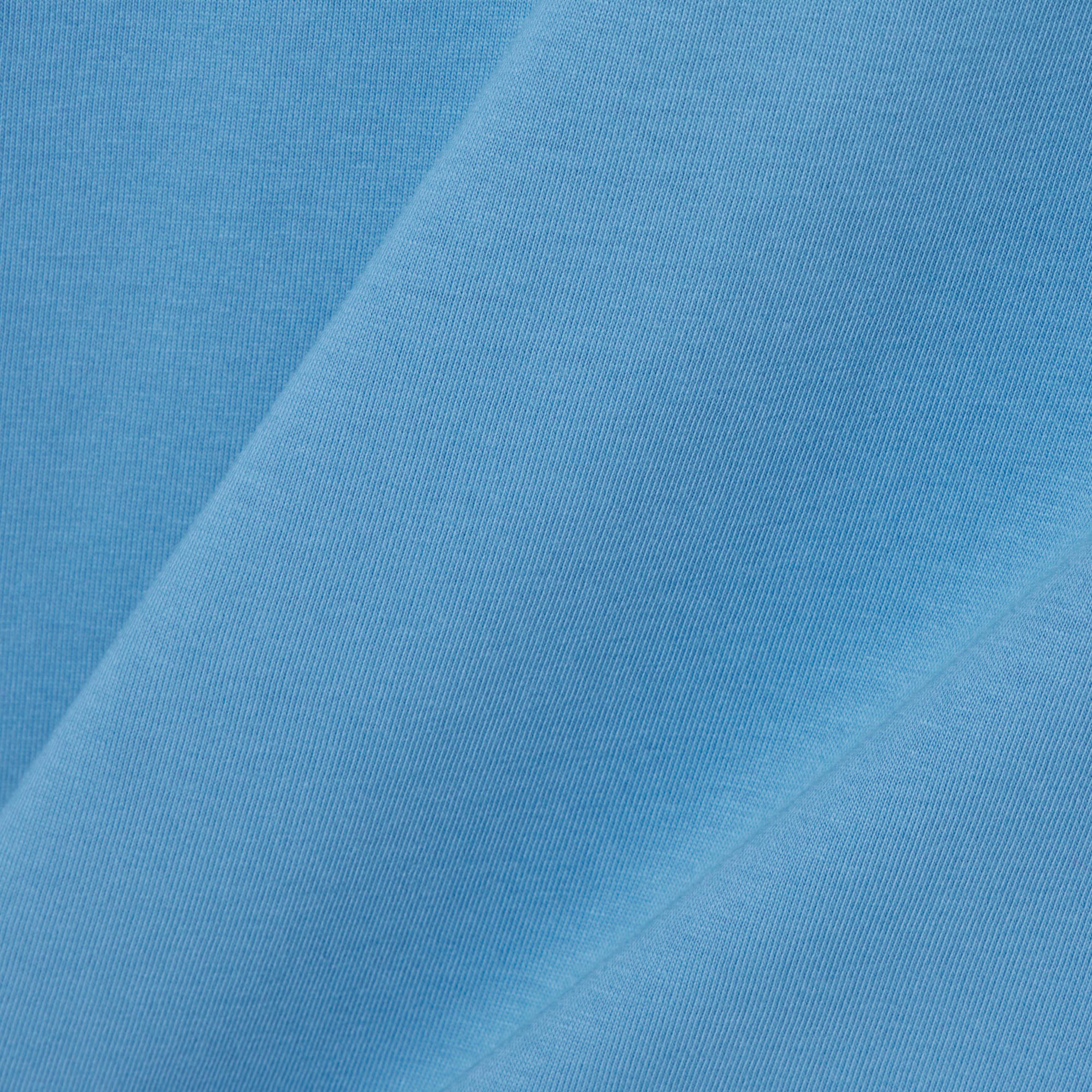 Erkek Classic Fit Bisiklet Yaka Mavi T-Shirt