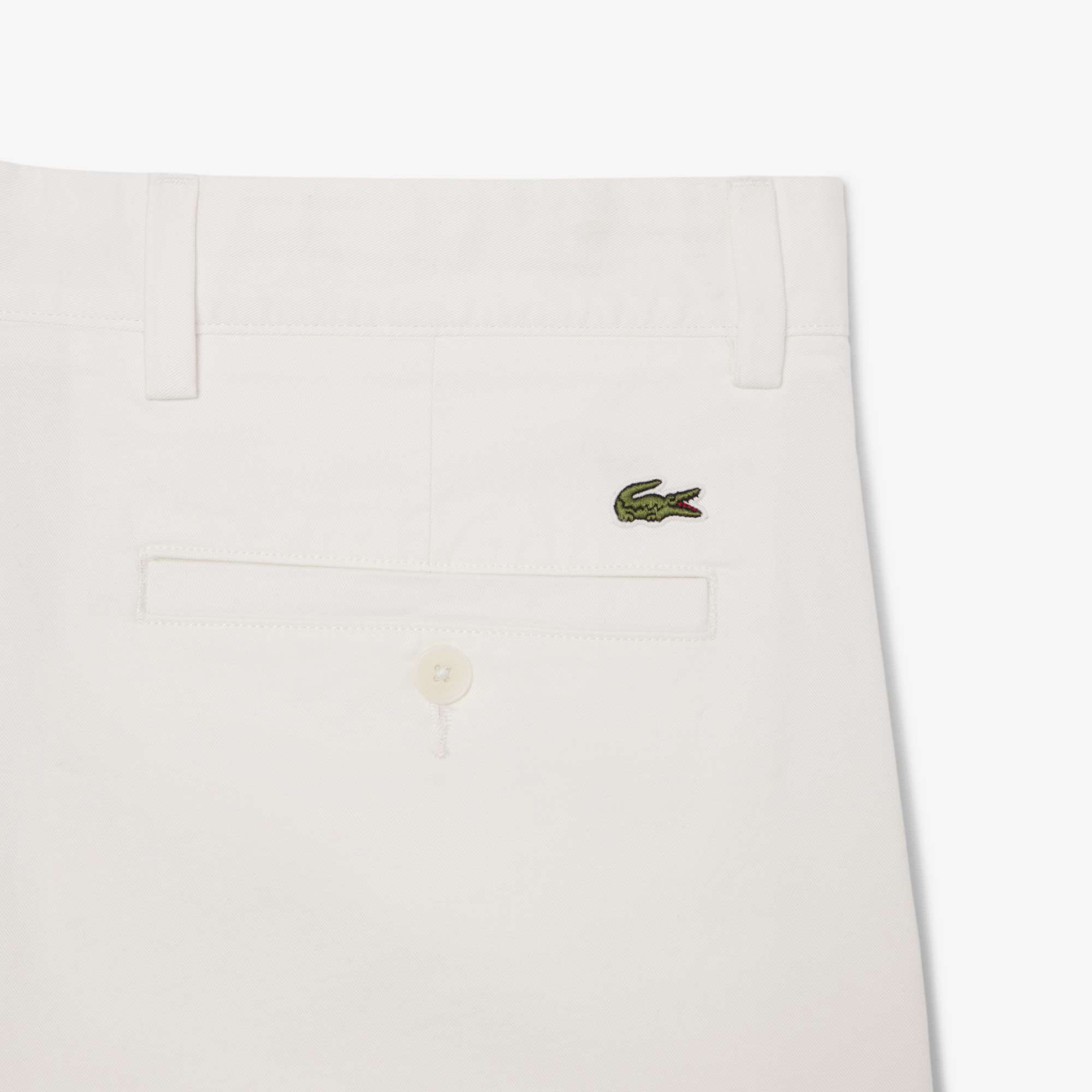 Lacoste Erkek Slim Fit Beyaz Bermuda Şort görsel 7